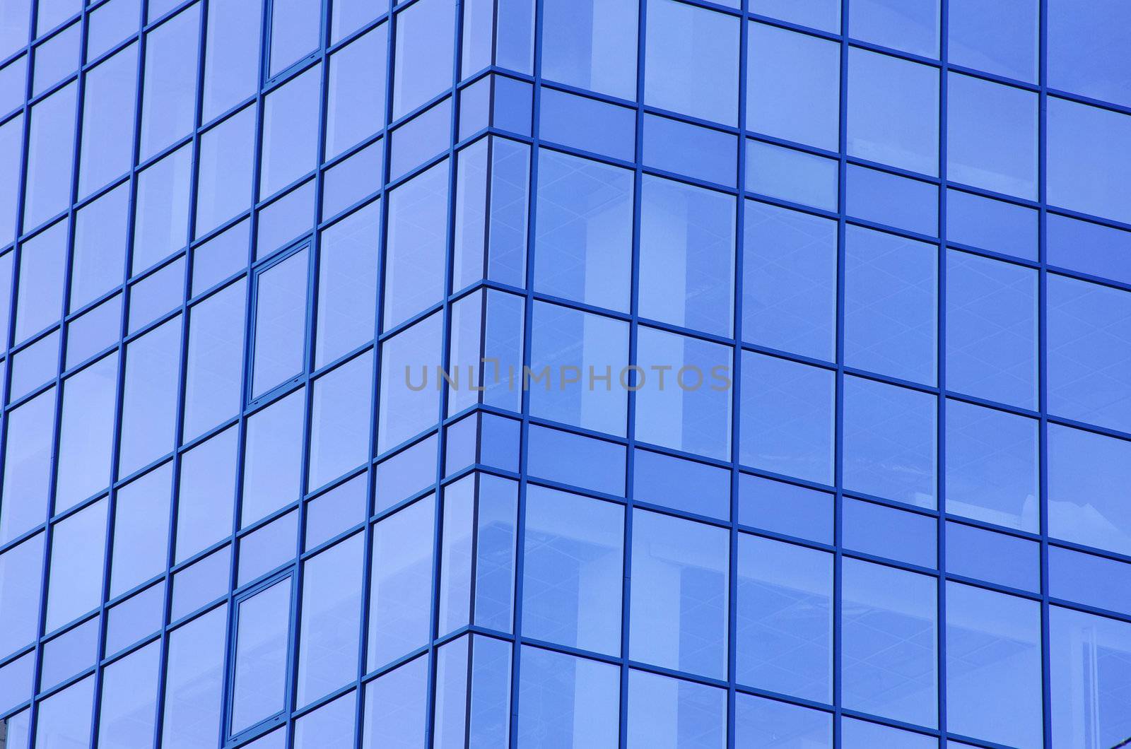 modern glass apartment blocks of skyscrapers 