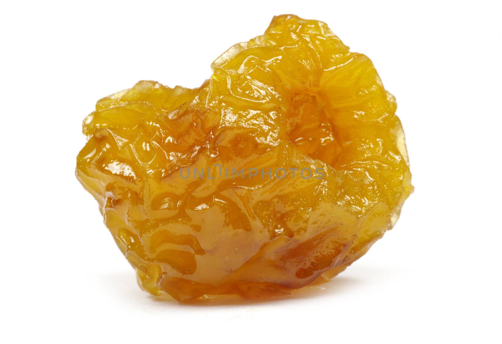 dried fruit isolated on a white background