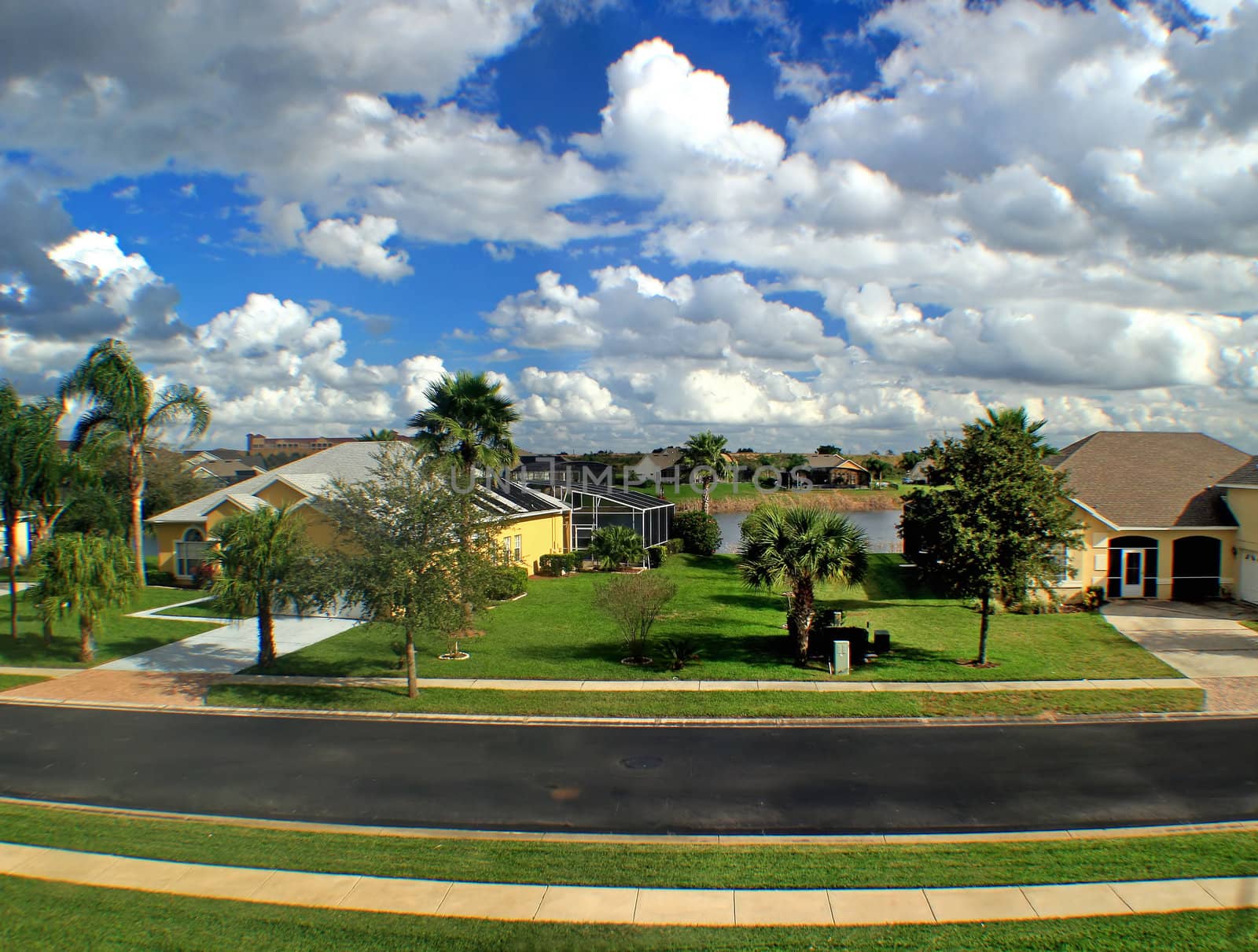 A view of an estate in Florida.