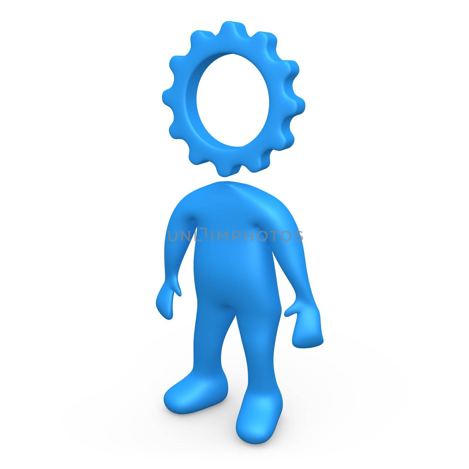 Computer generated image - Cog Person .