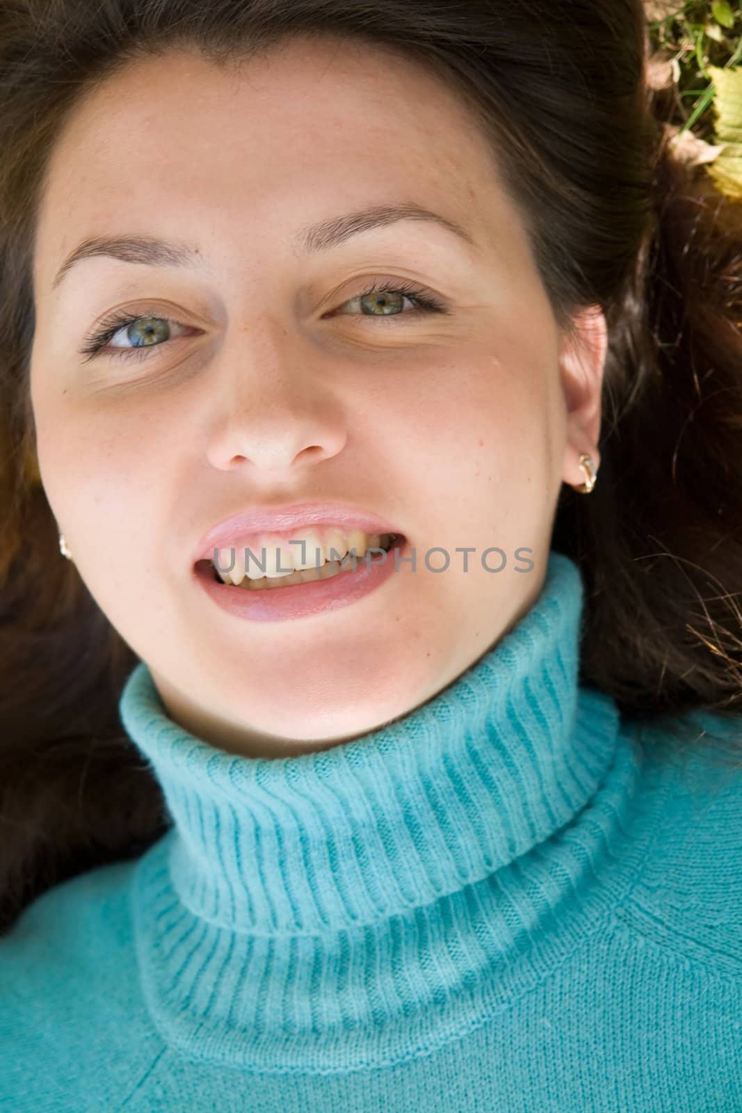 Portrait. Beautiful women face close up.