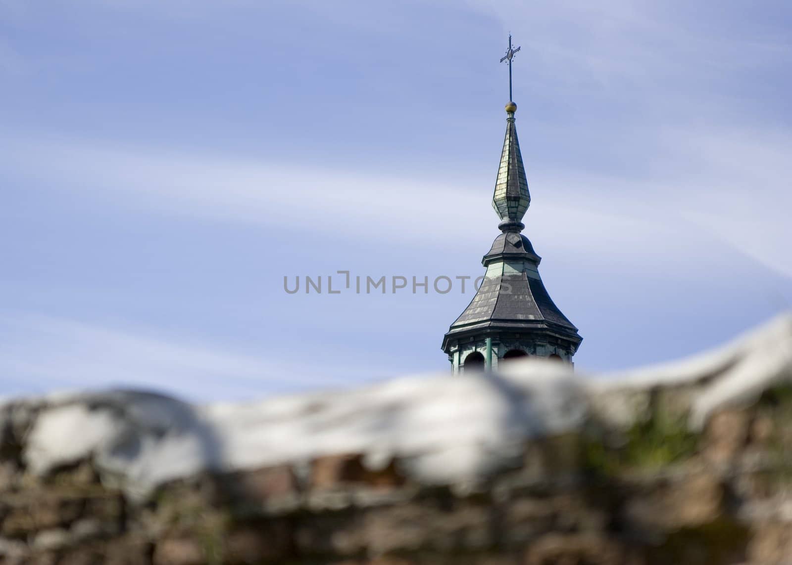 tower behind  wall by amaxim