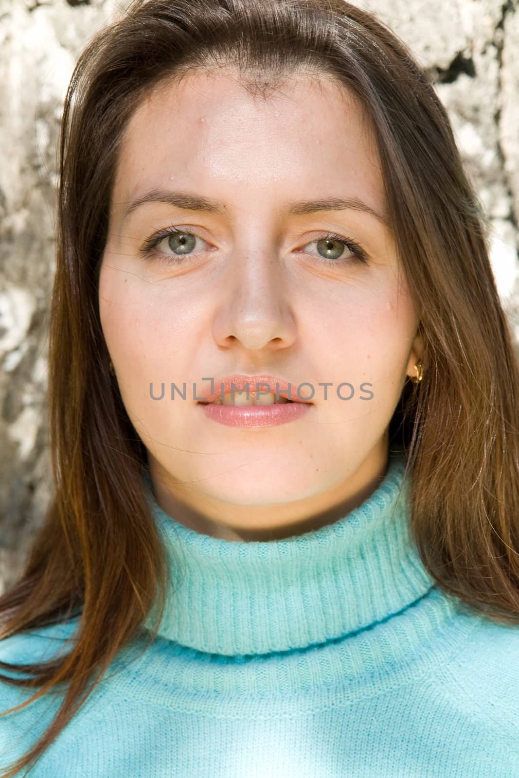 Portrait. Beautiful women face close up