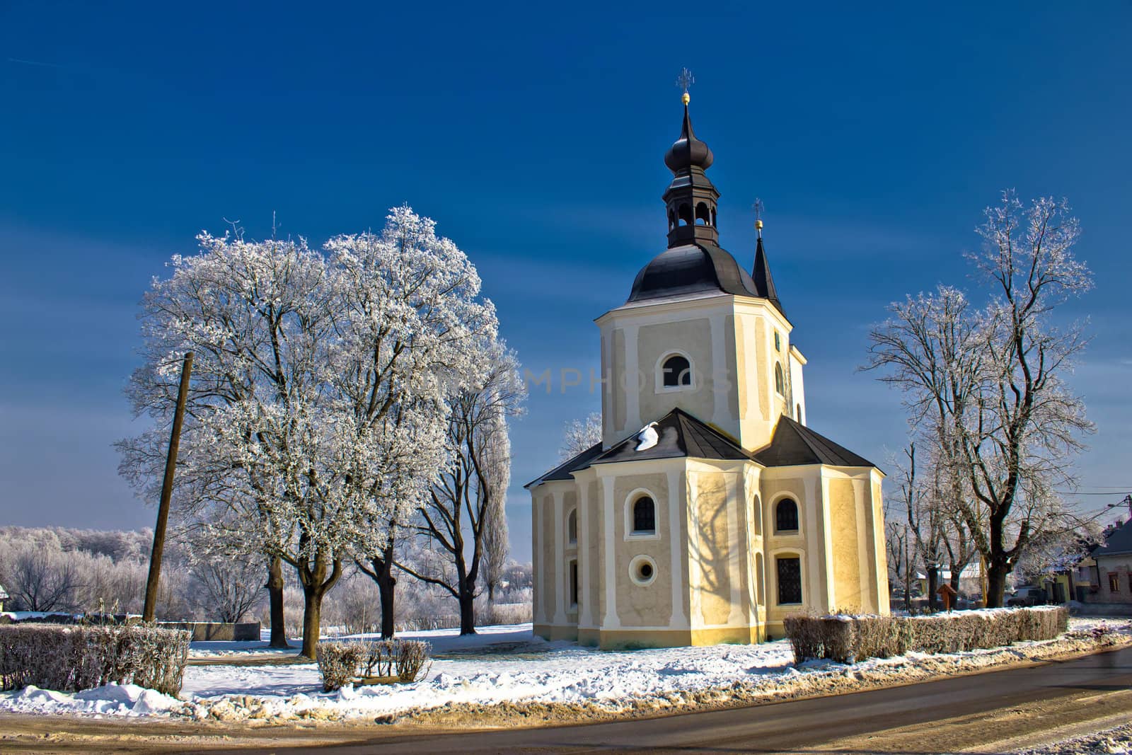 Catholic church in town of Krizevci by xbrchx
