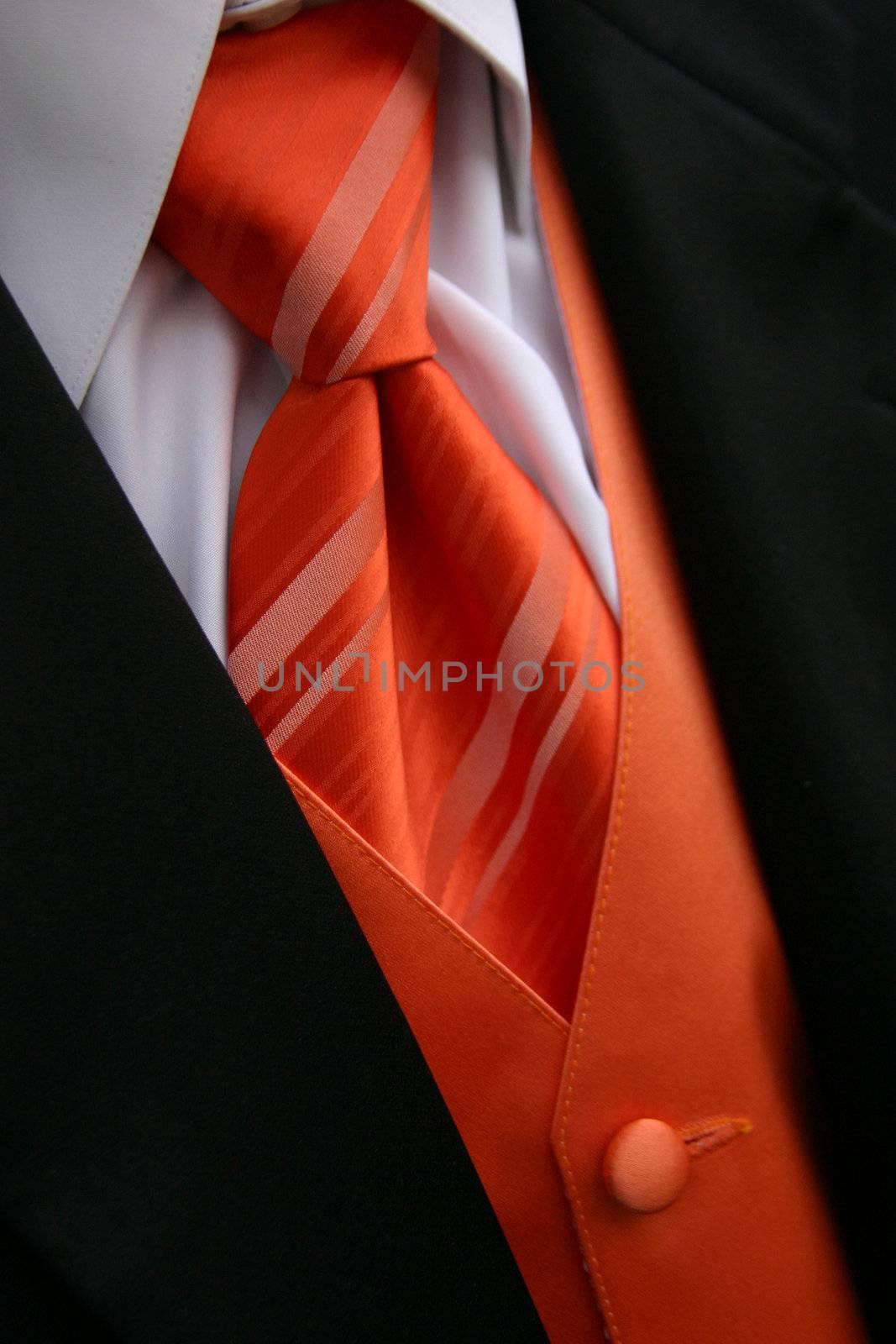 Orange Tie Tux by fullvision