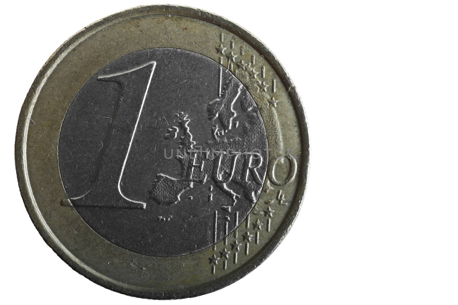 1 Euro Coin Macro by PhotoWorks