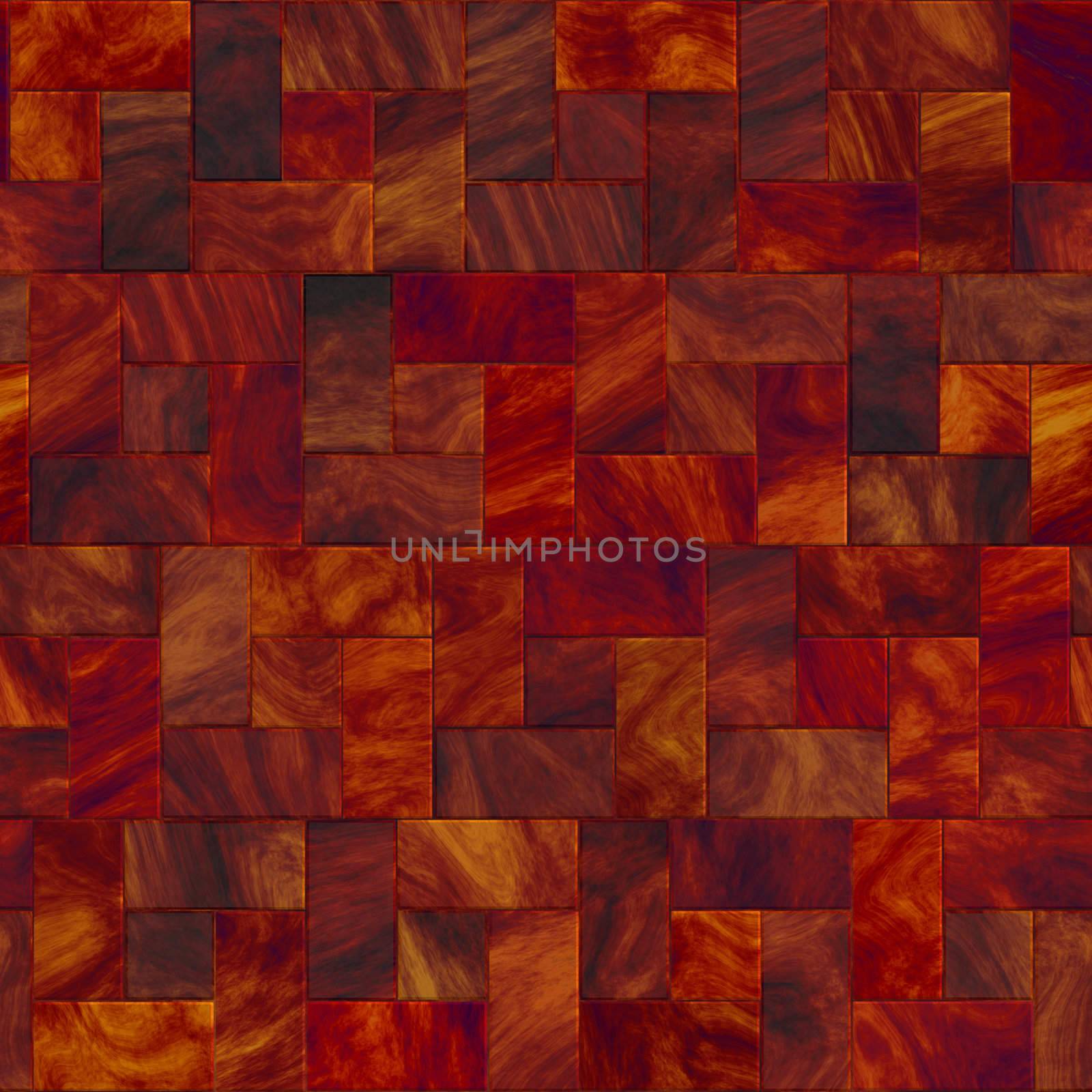 Seamless Red Tiles Background