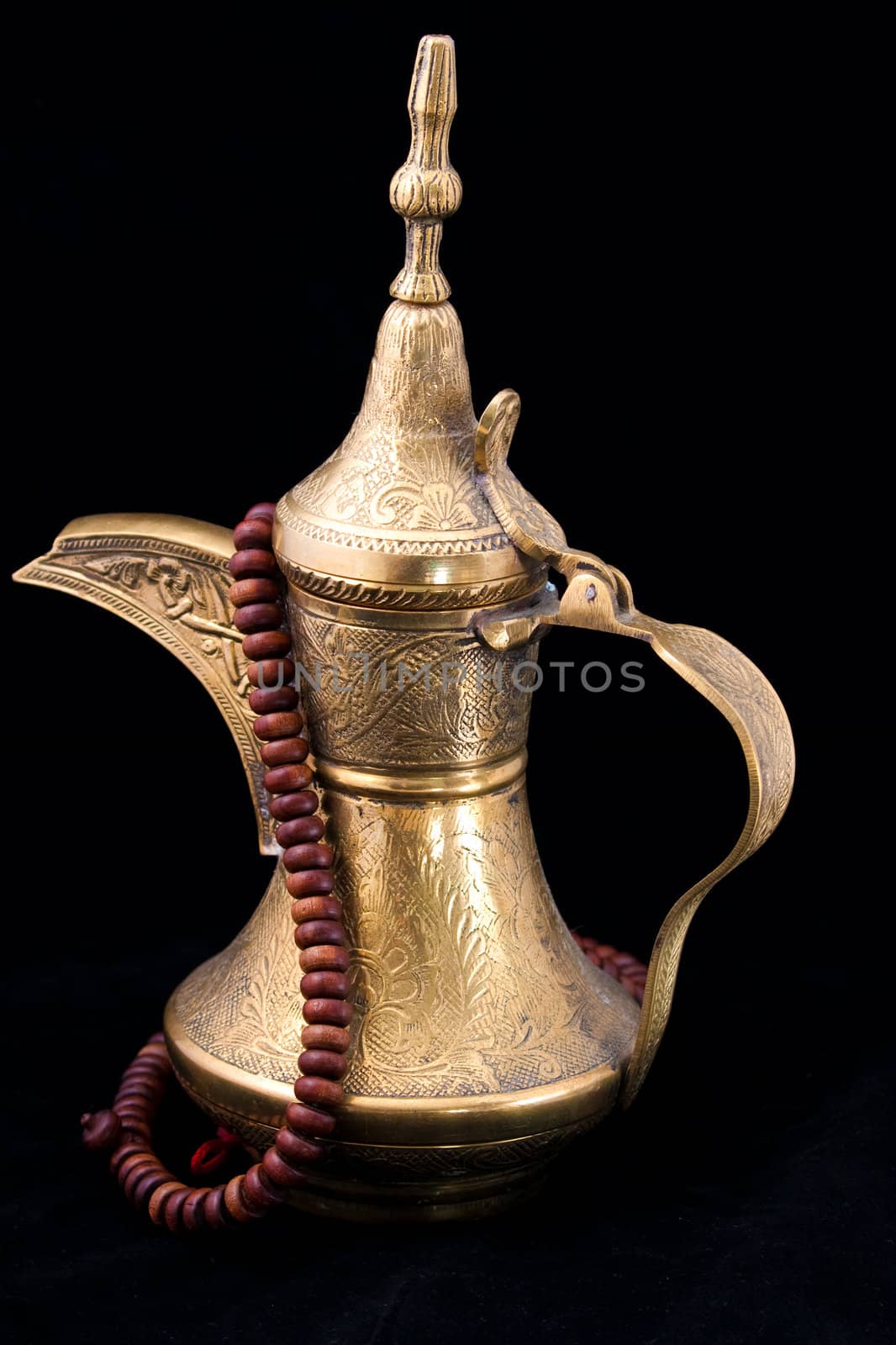 traditional omani brass coffee pot