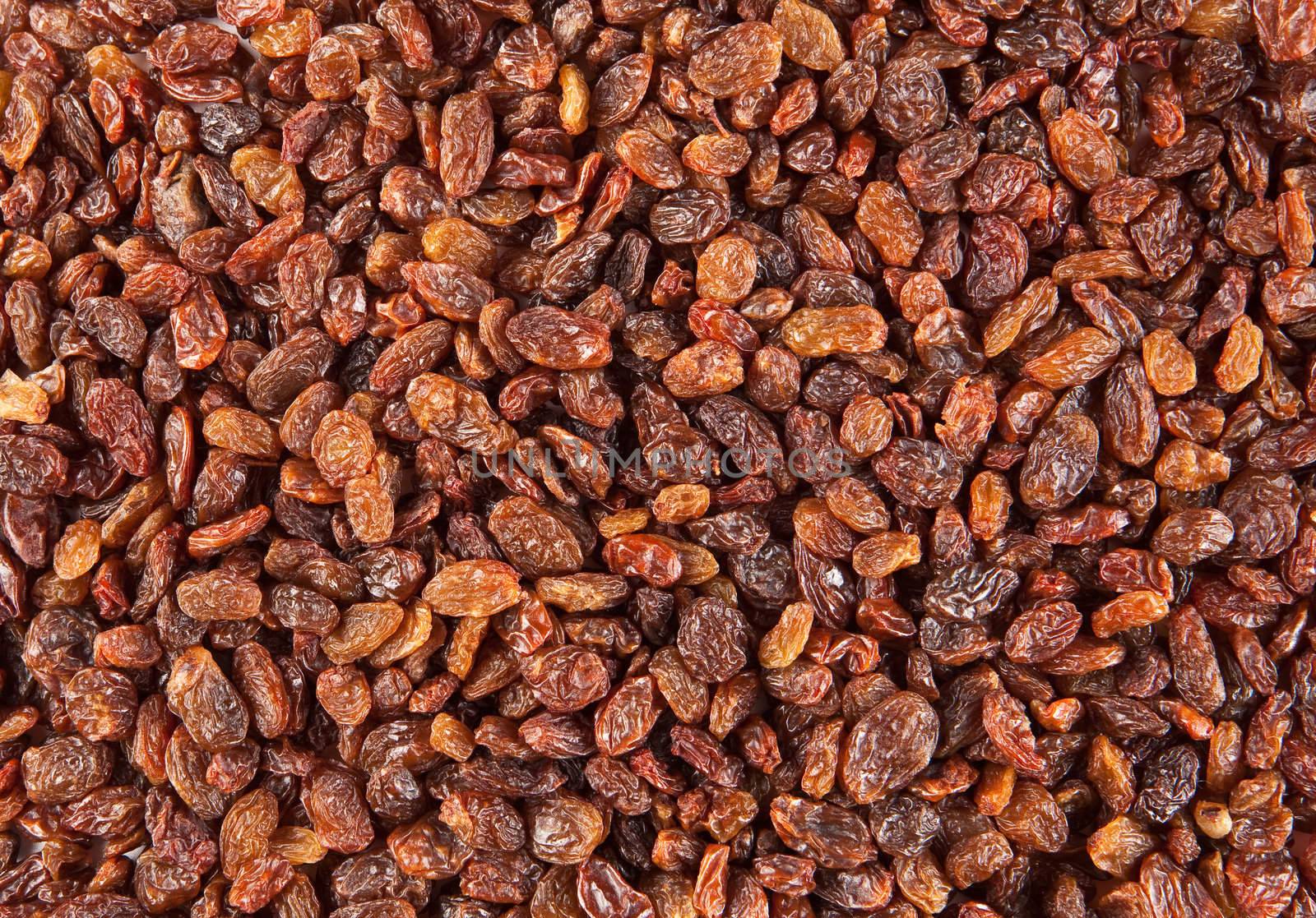 raisin background, many raisins