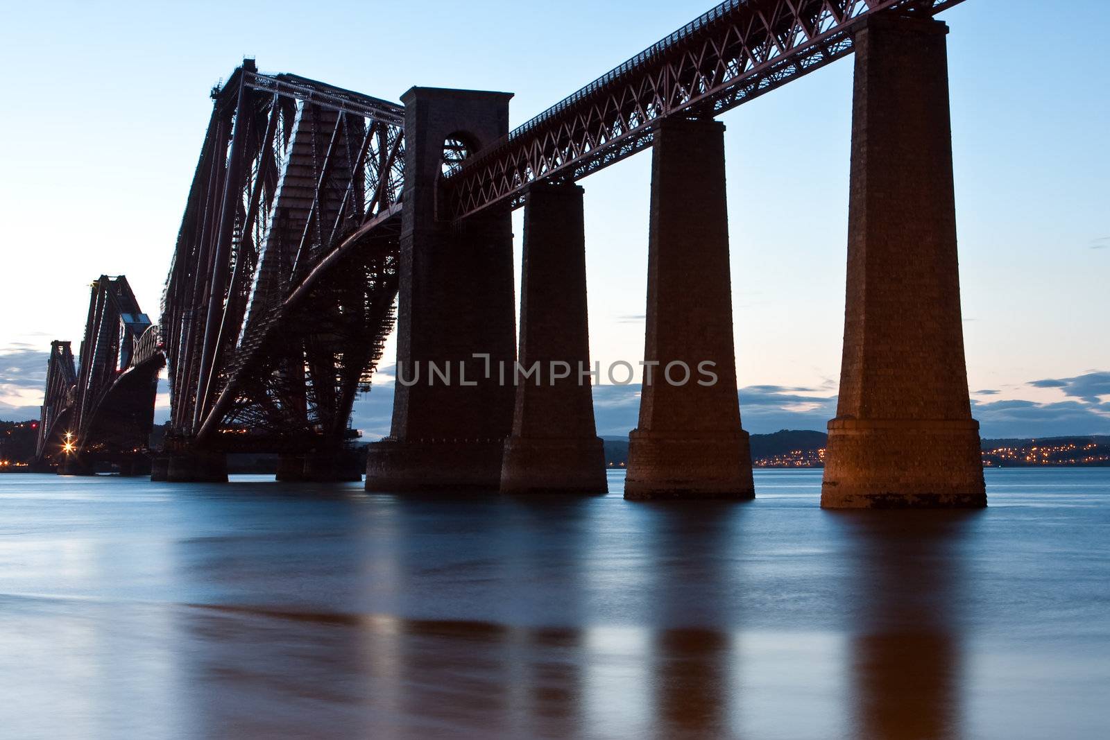 Forth Rail Bridge in Scotland