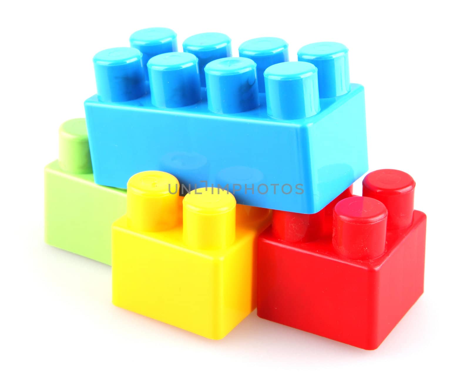Plastic building blocks