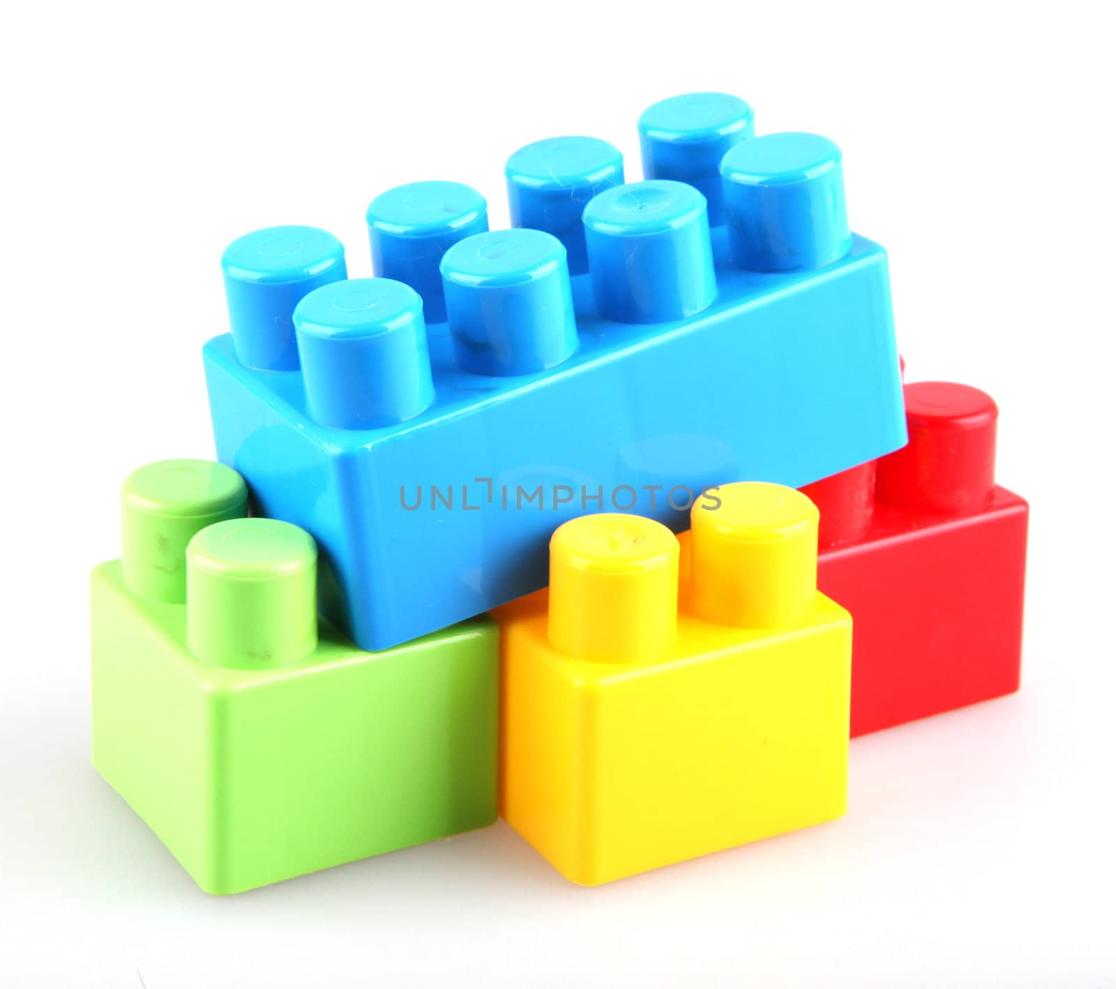 Plastic building blocks