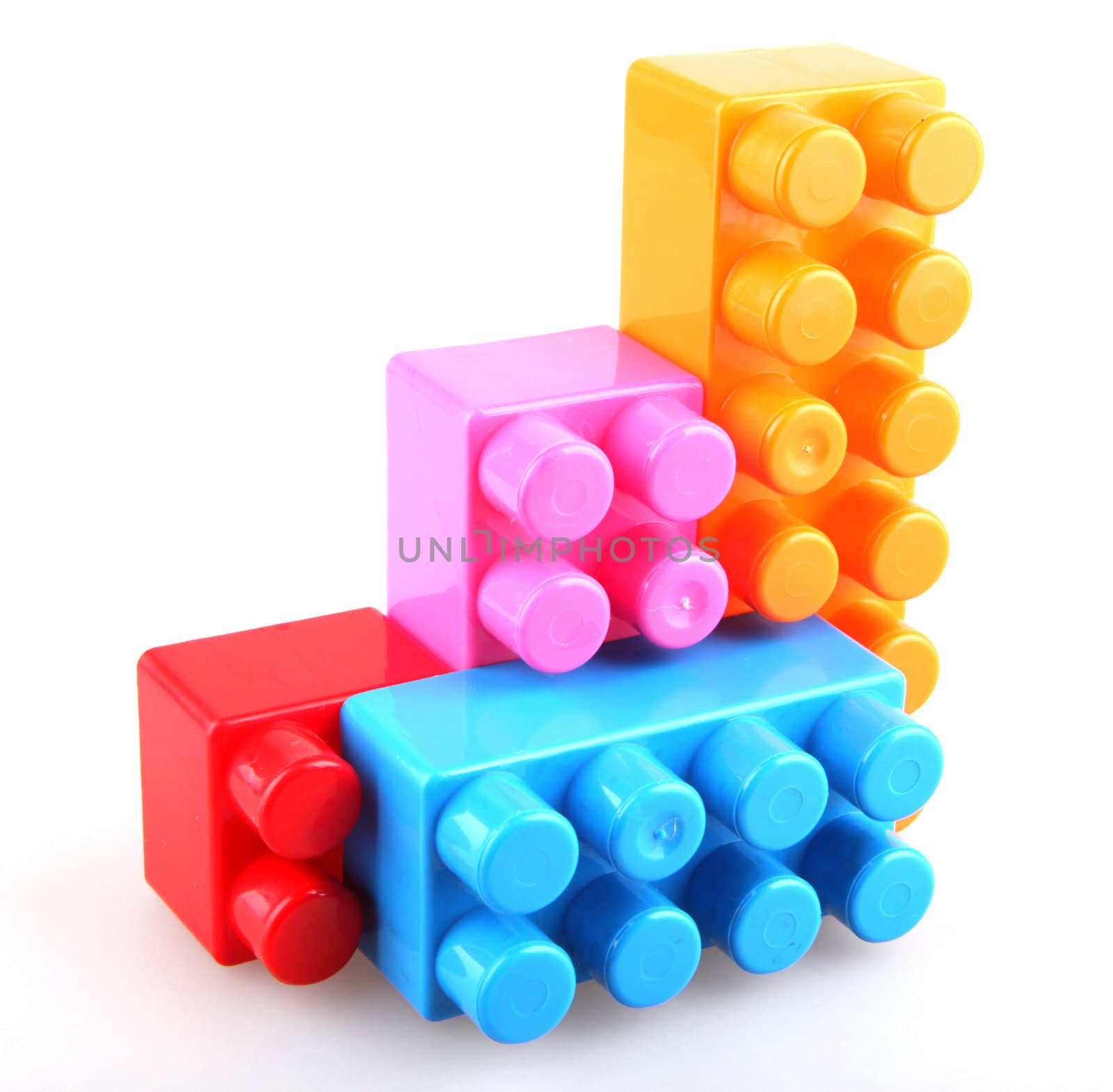 Plastic building blocks