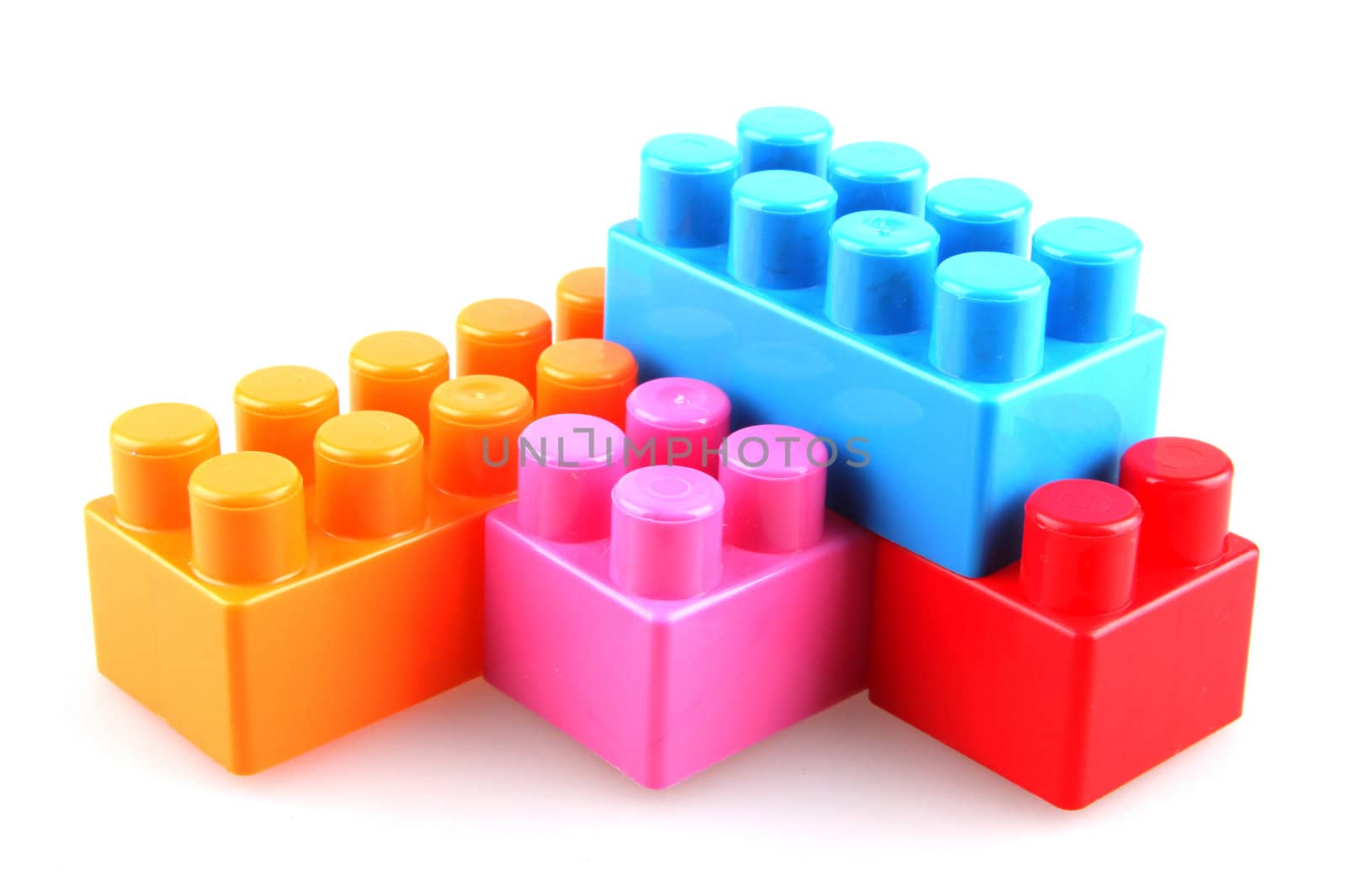 Plastic building blocks
