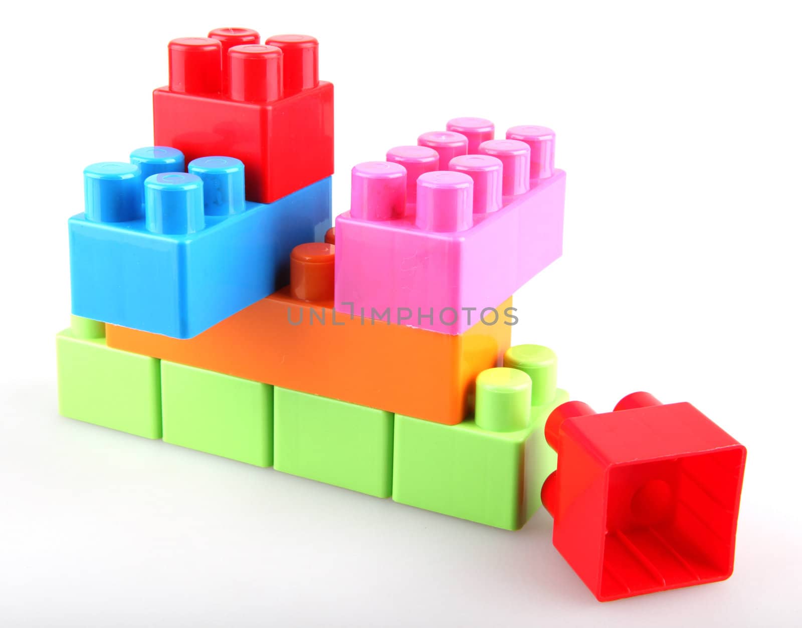 Plastic building blocks