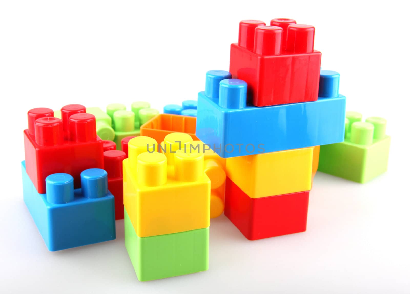 Plastic building blocks
