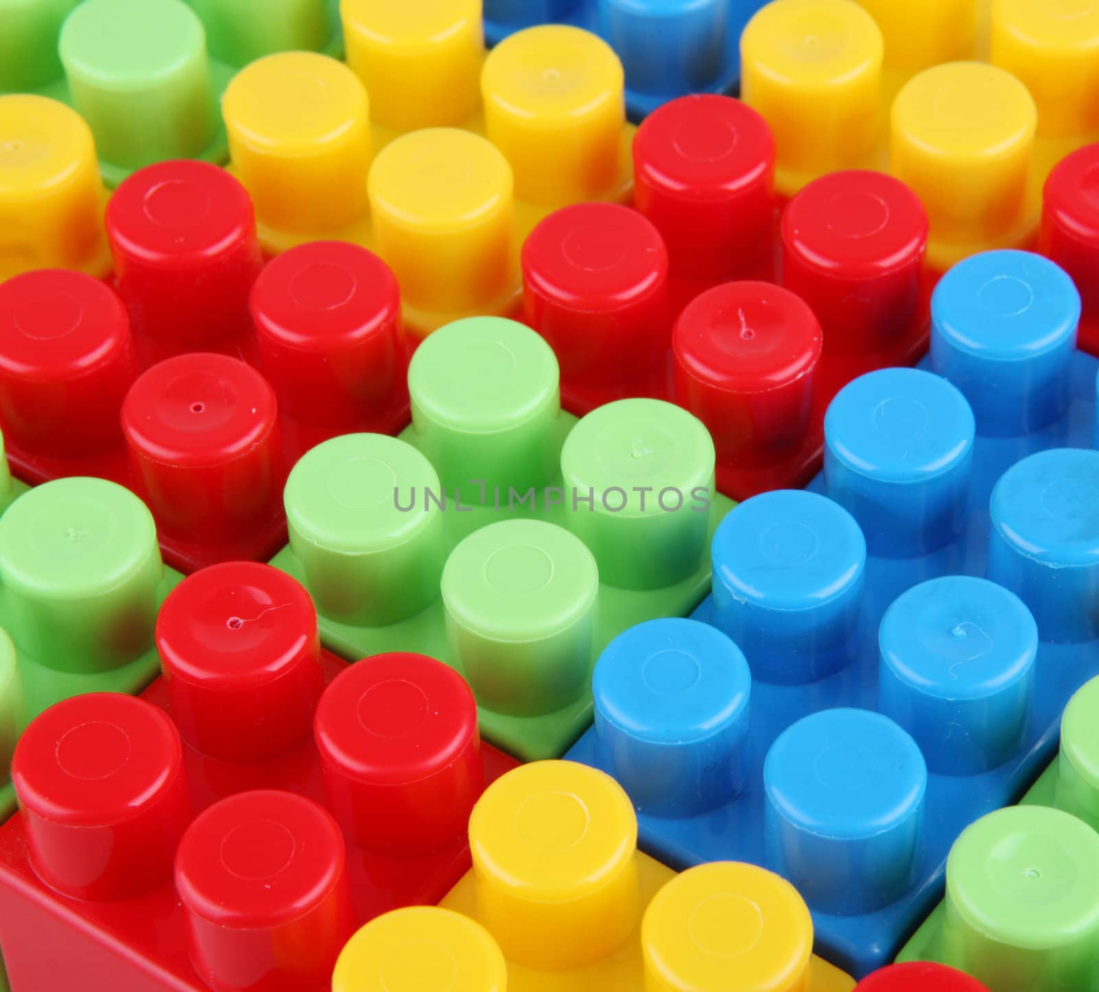 Plastic building blocks