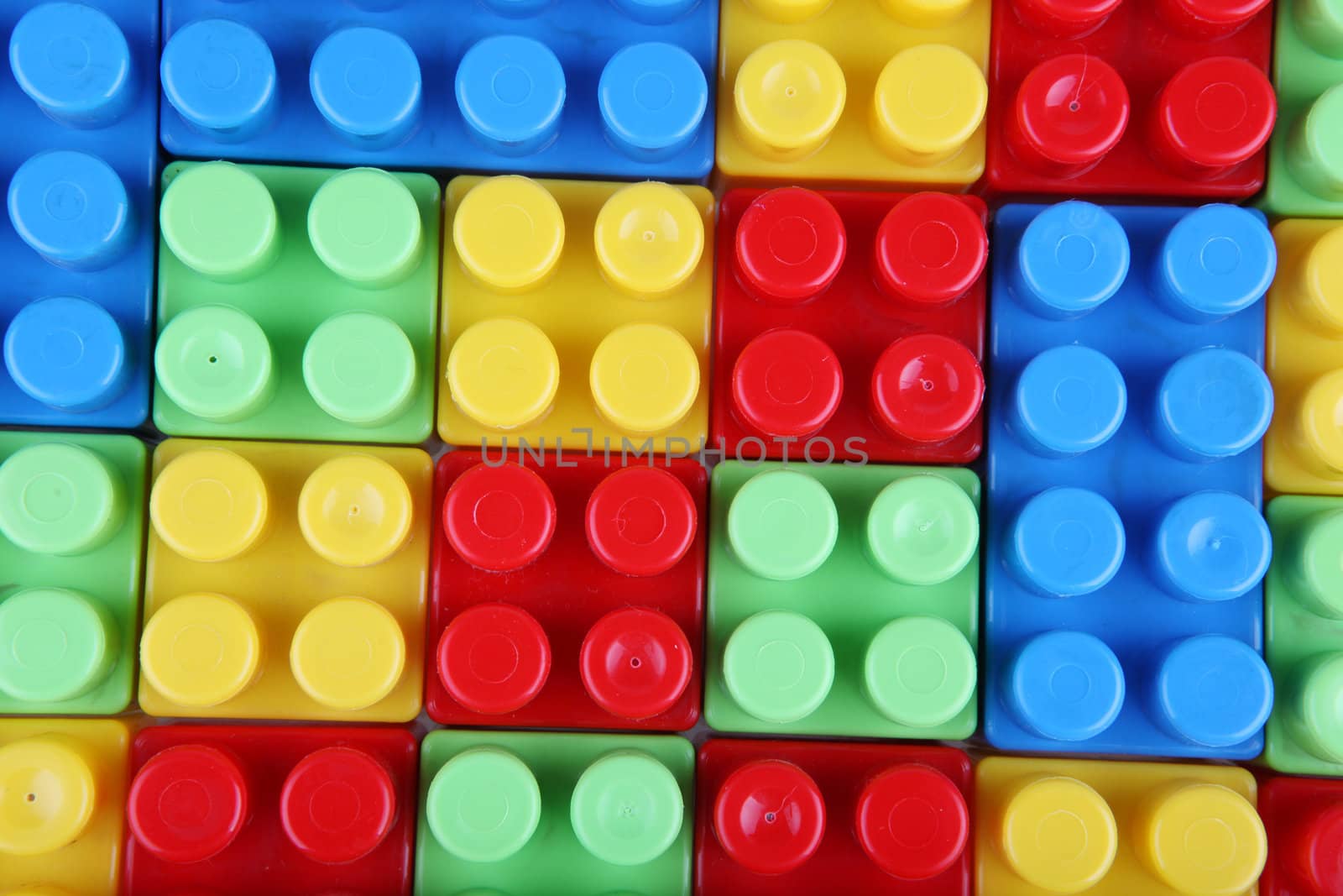 Plastic building blocks