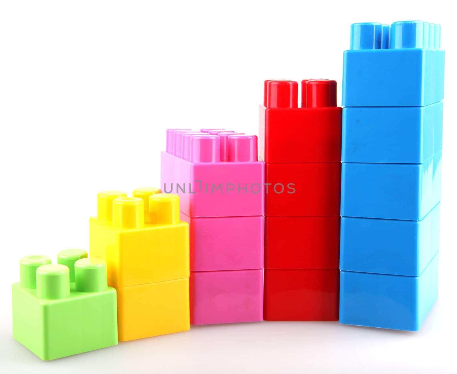 Plastic building blocks