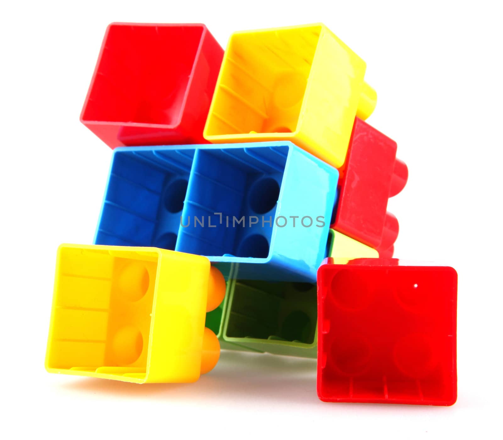 Plastic building blocks