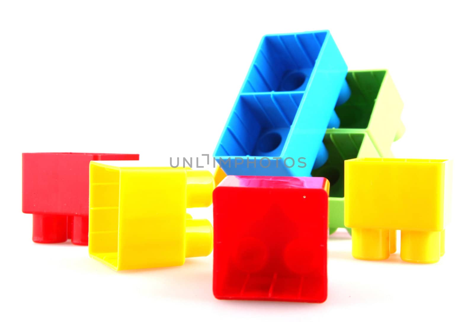 Plastic building blocks