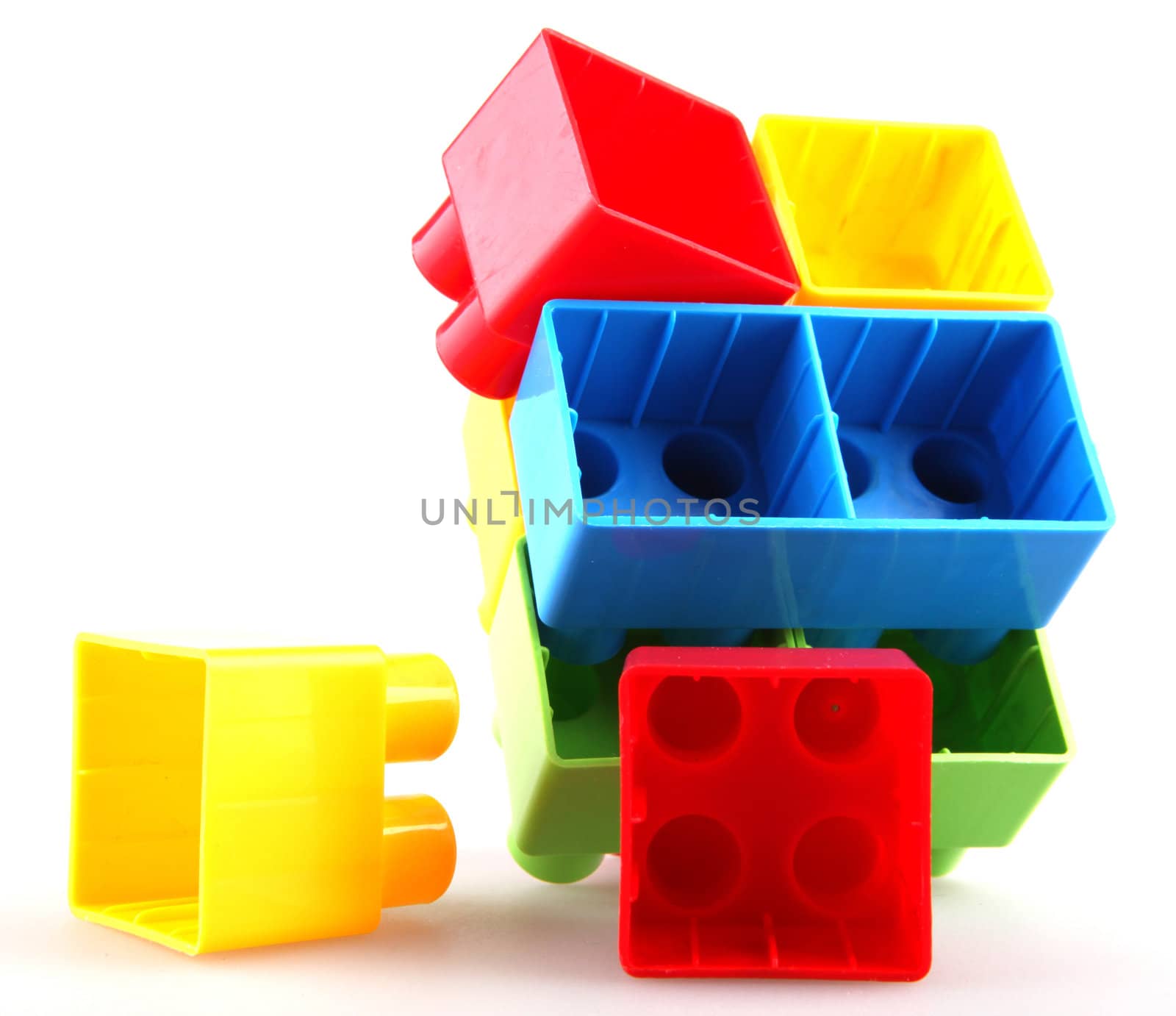 Plastic building blocks