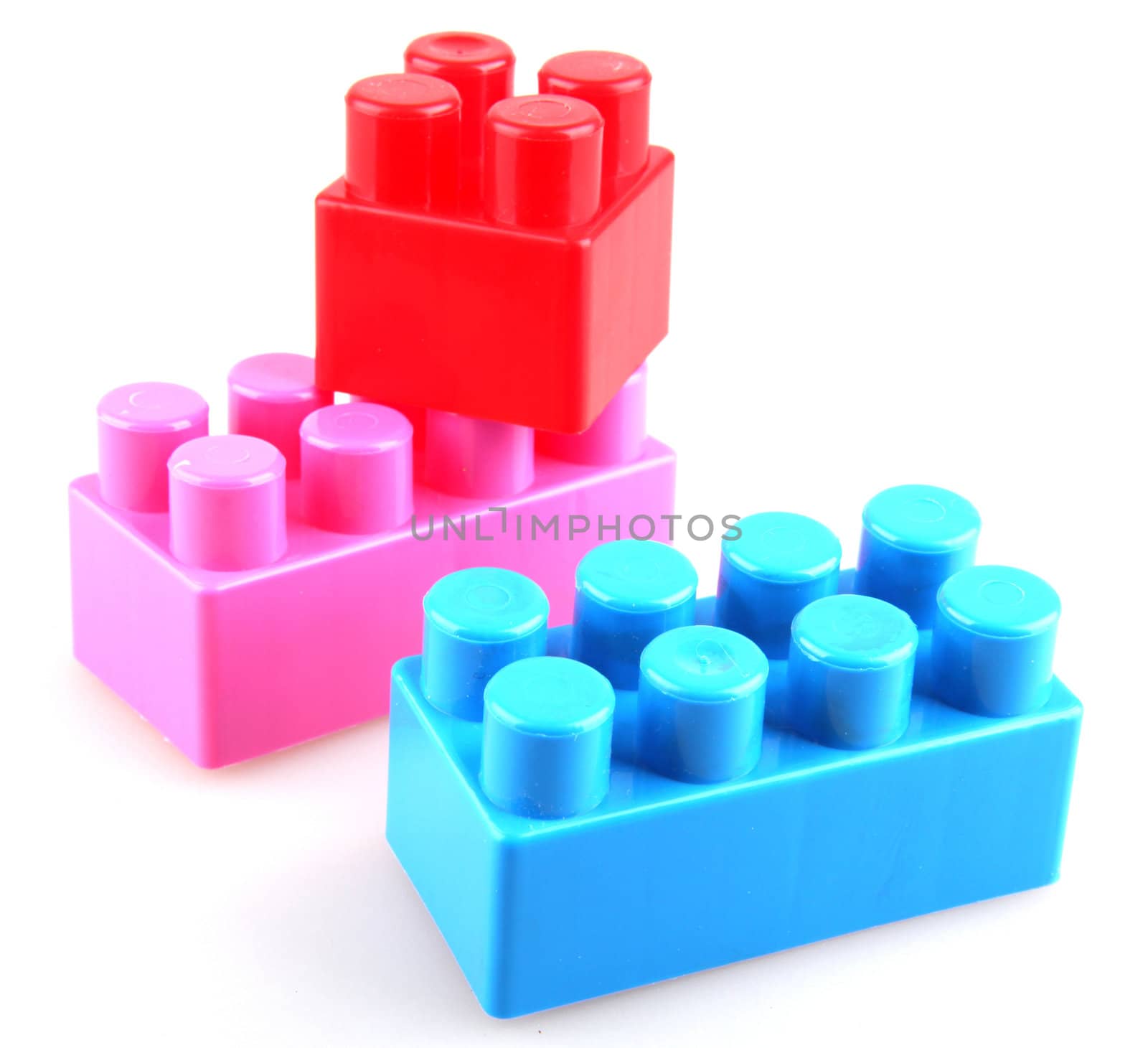 Plastic building blocks