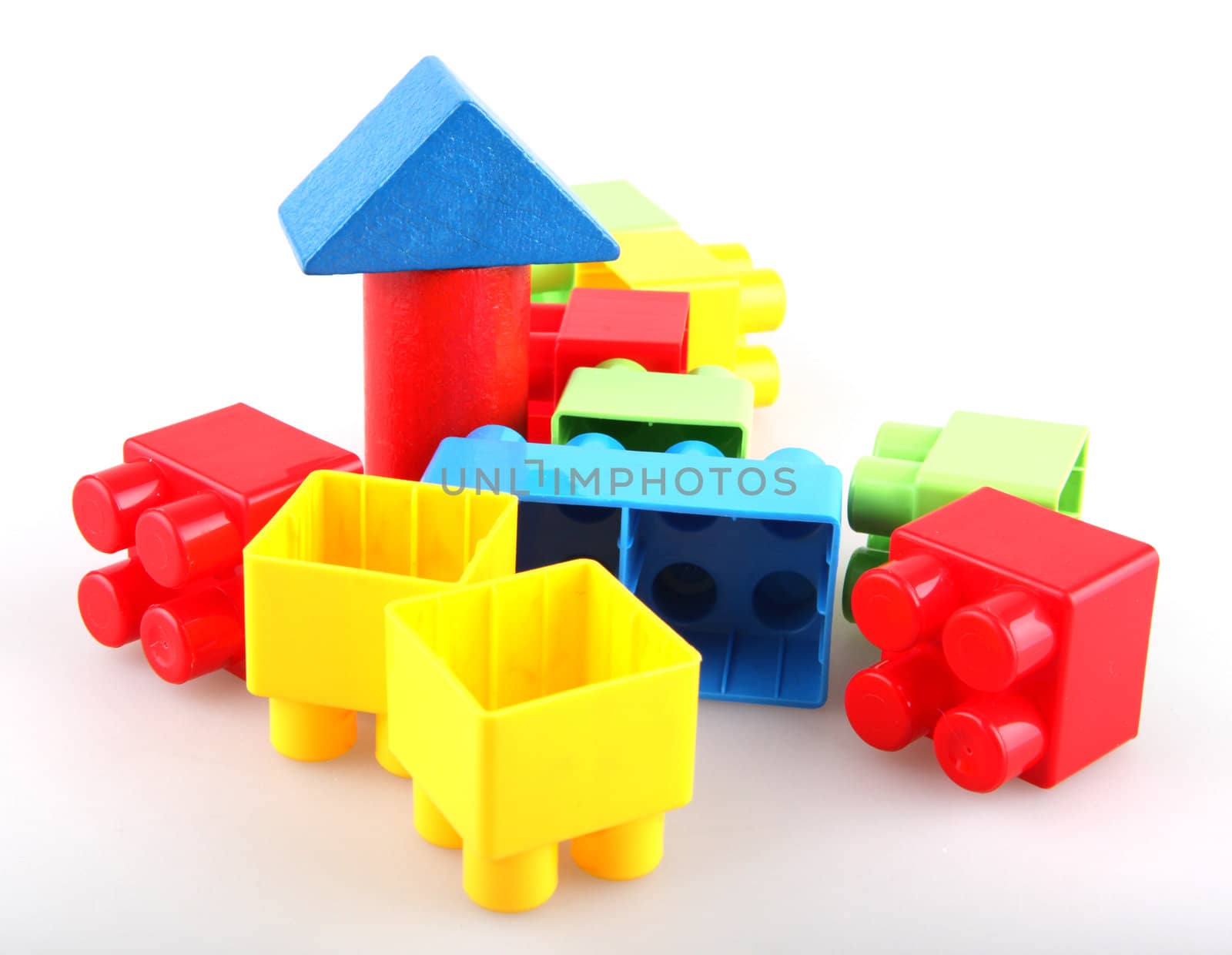 Plastic building blocks