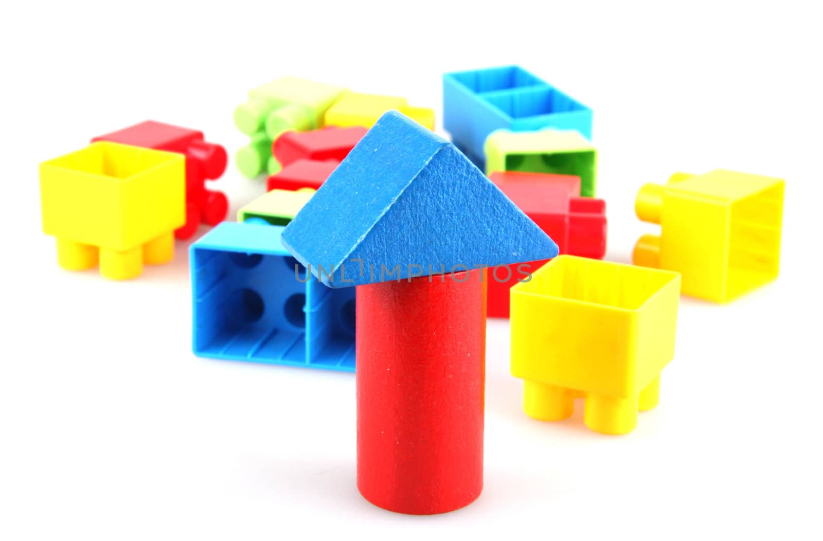 Plastic building blocks