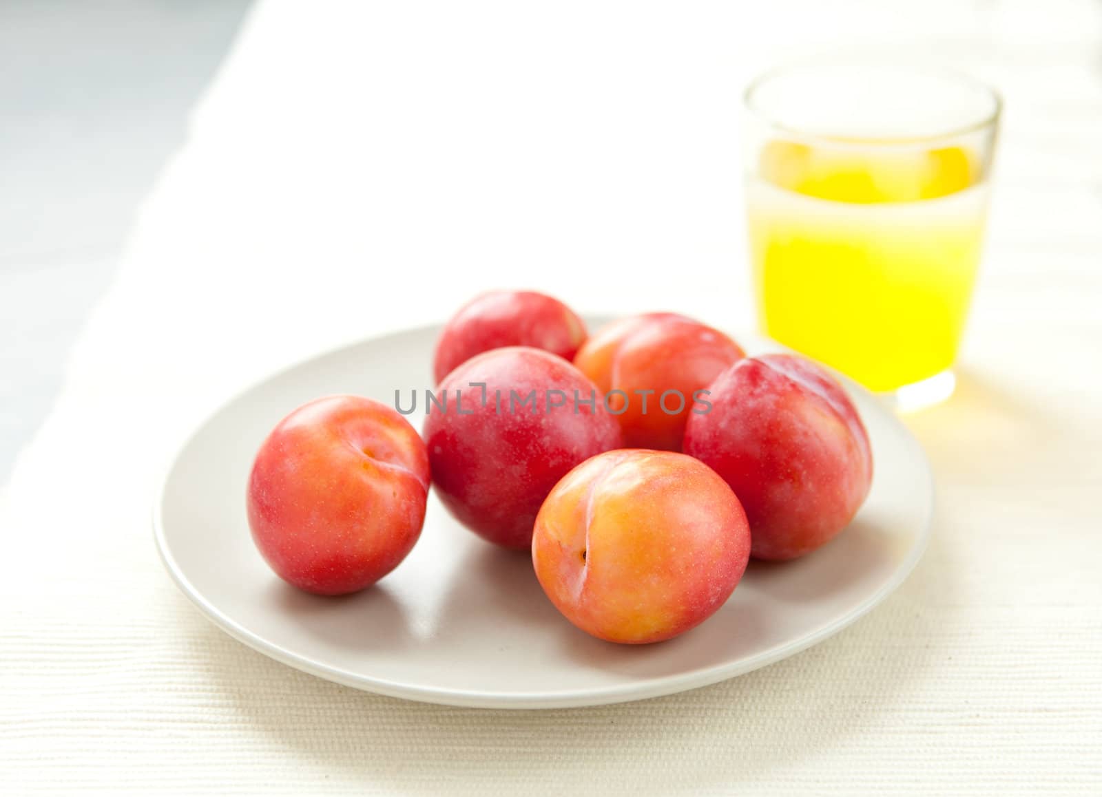 fresh plums