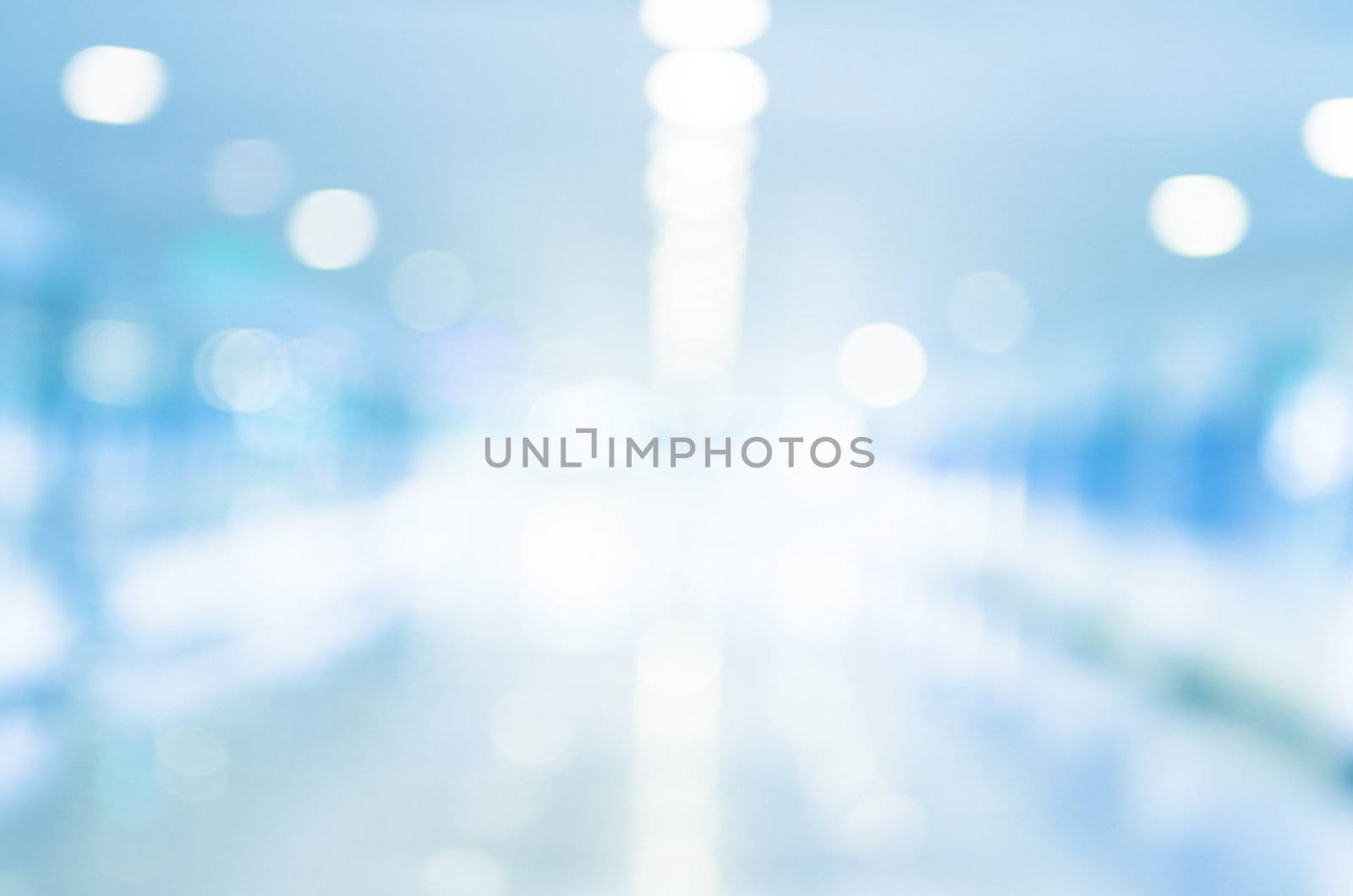 Tunnel light defocused. Abstract view in tunnel, purposely defocused.