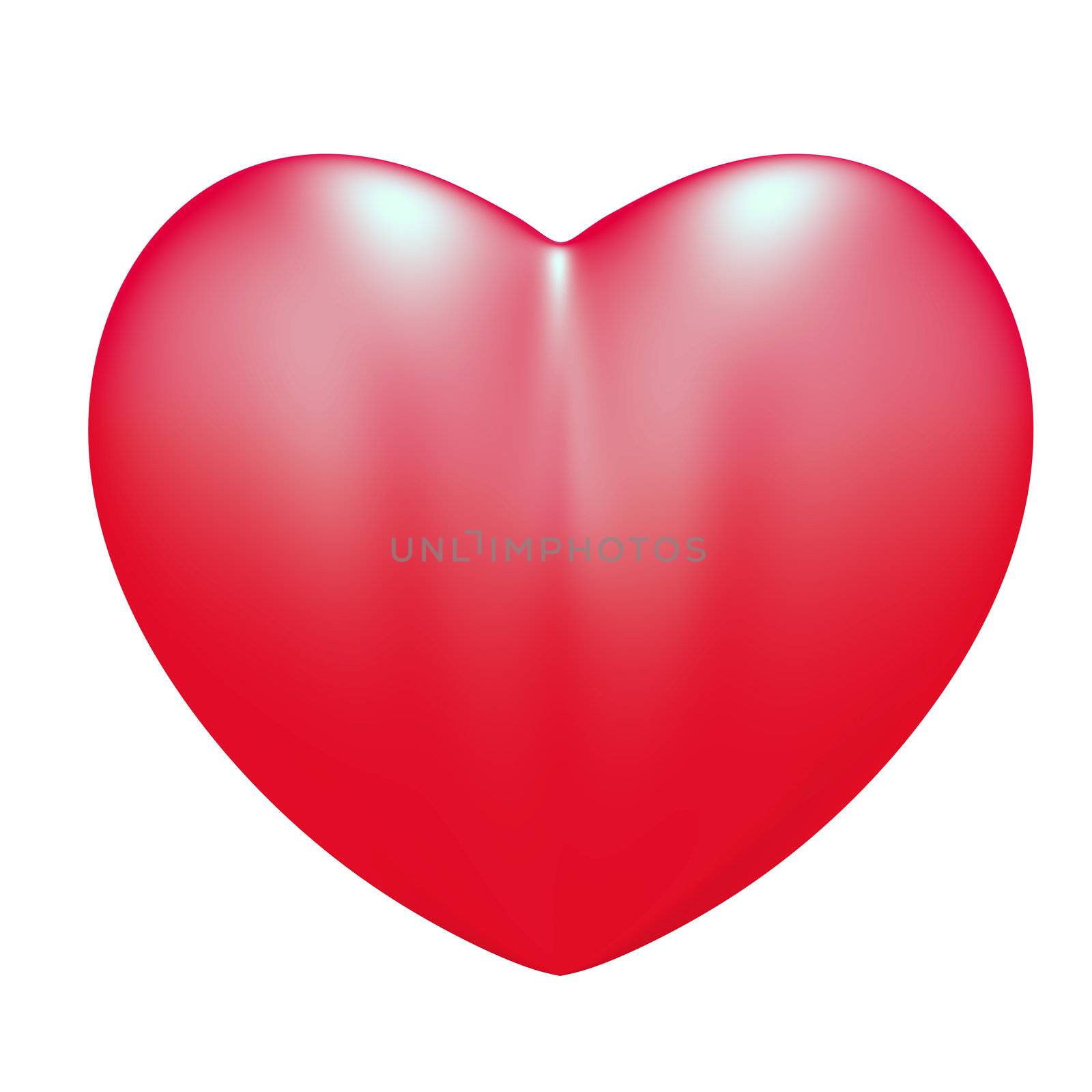 Red Heart. Saint Valentines Day icon.