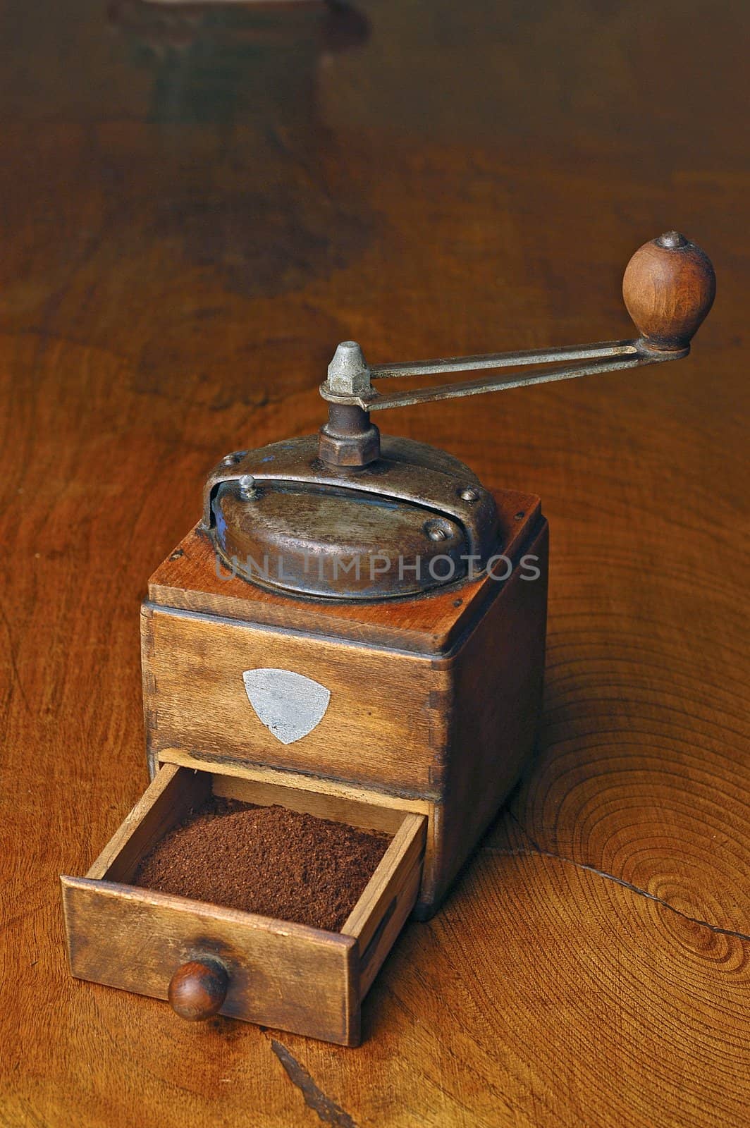 old coffee mill