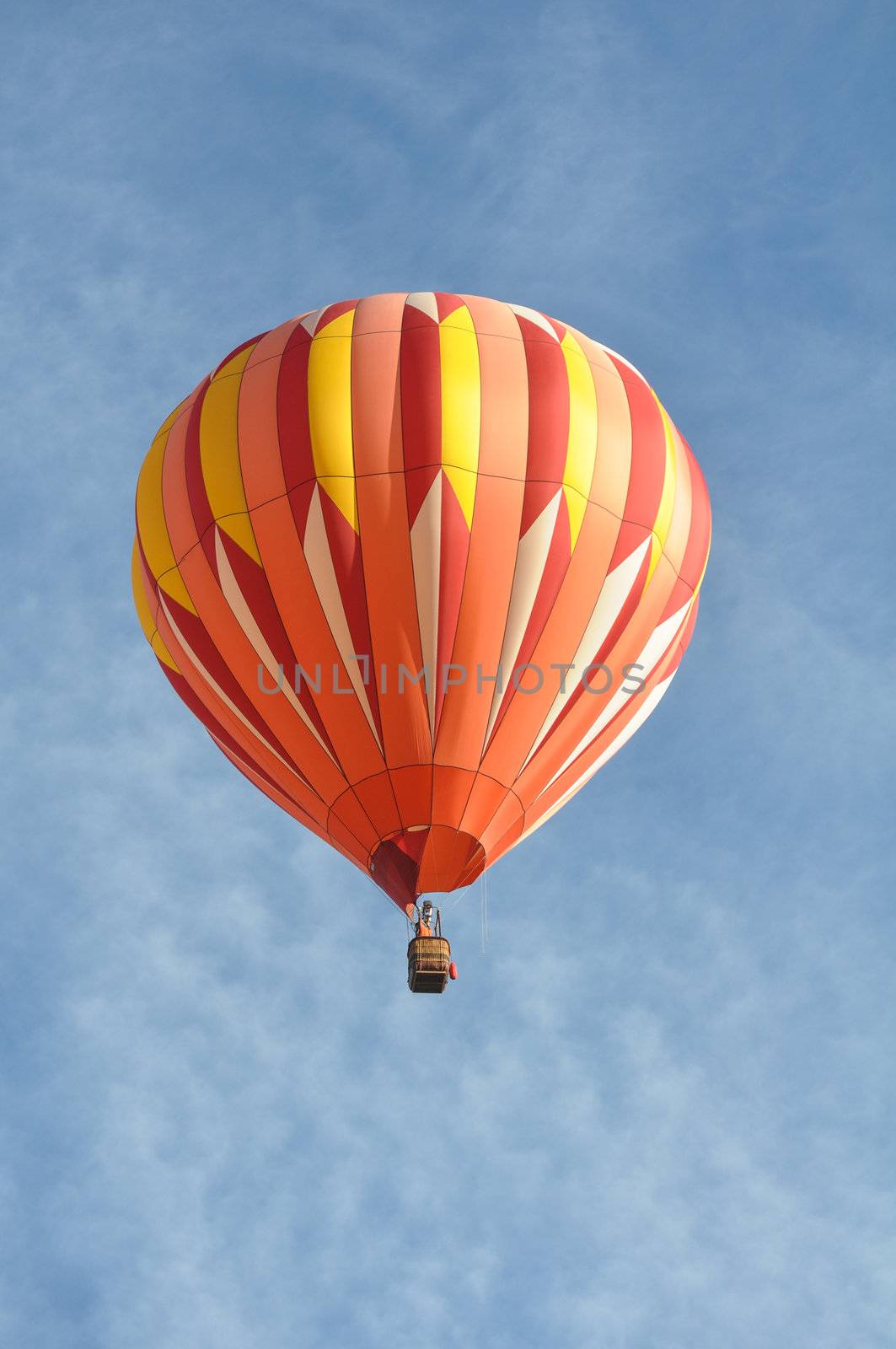 Orange Hot Air Balloon