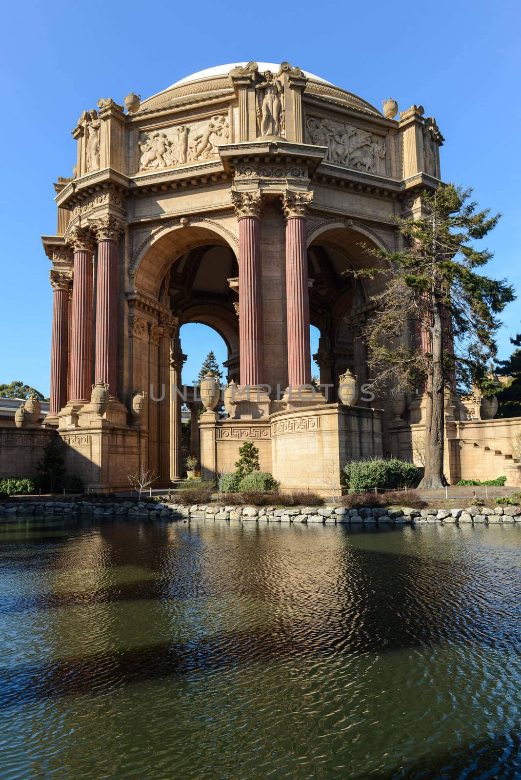 Palace of Fine Arts in San Francisco California