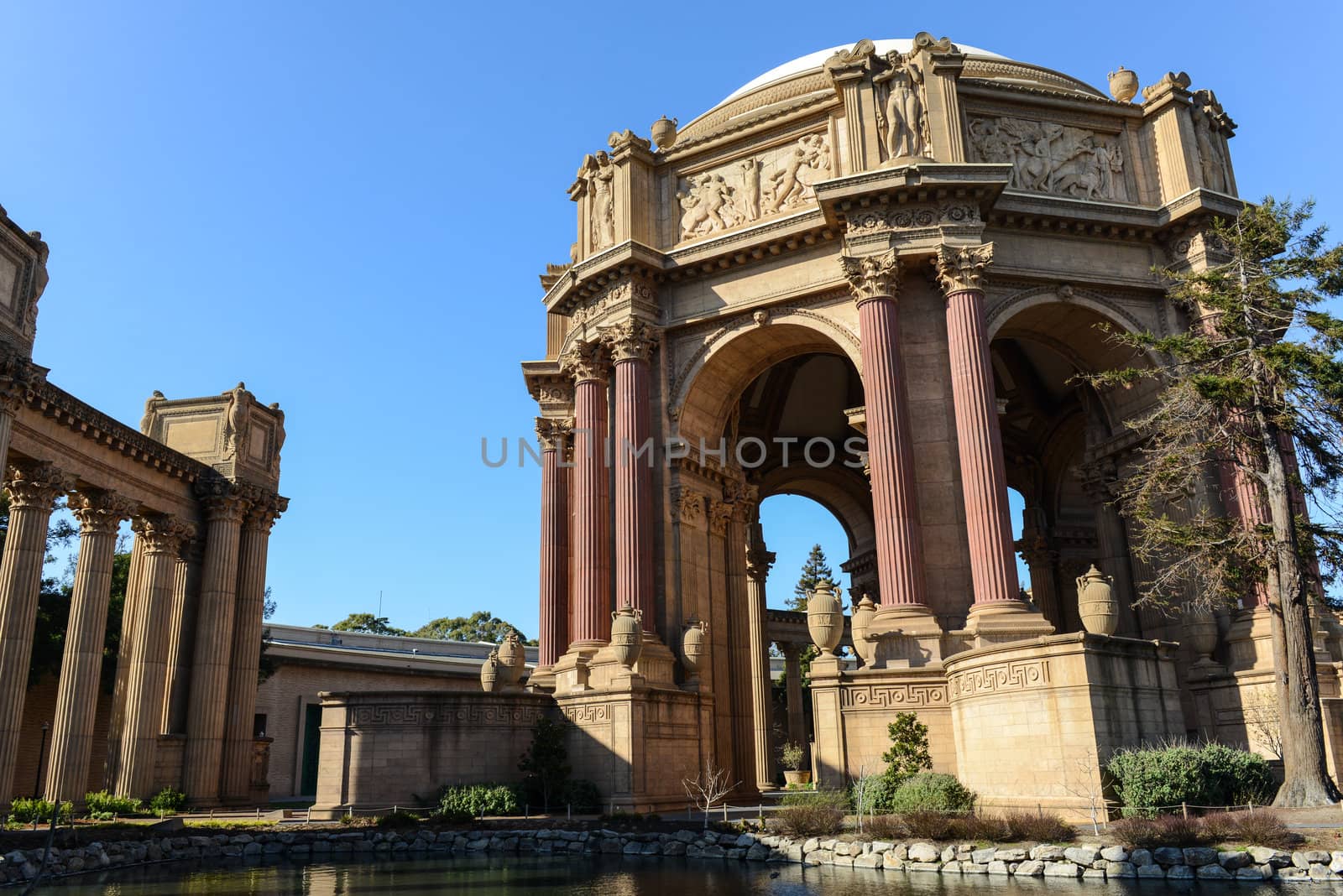 Palace of Fine Arts in San Francisco California