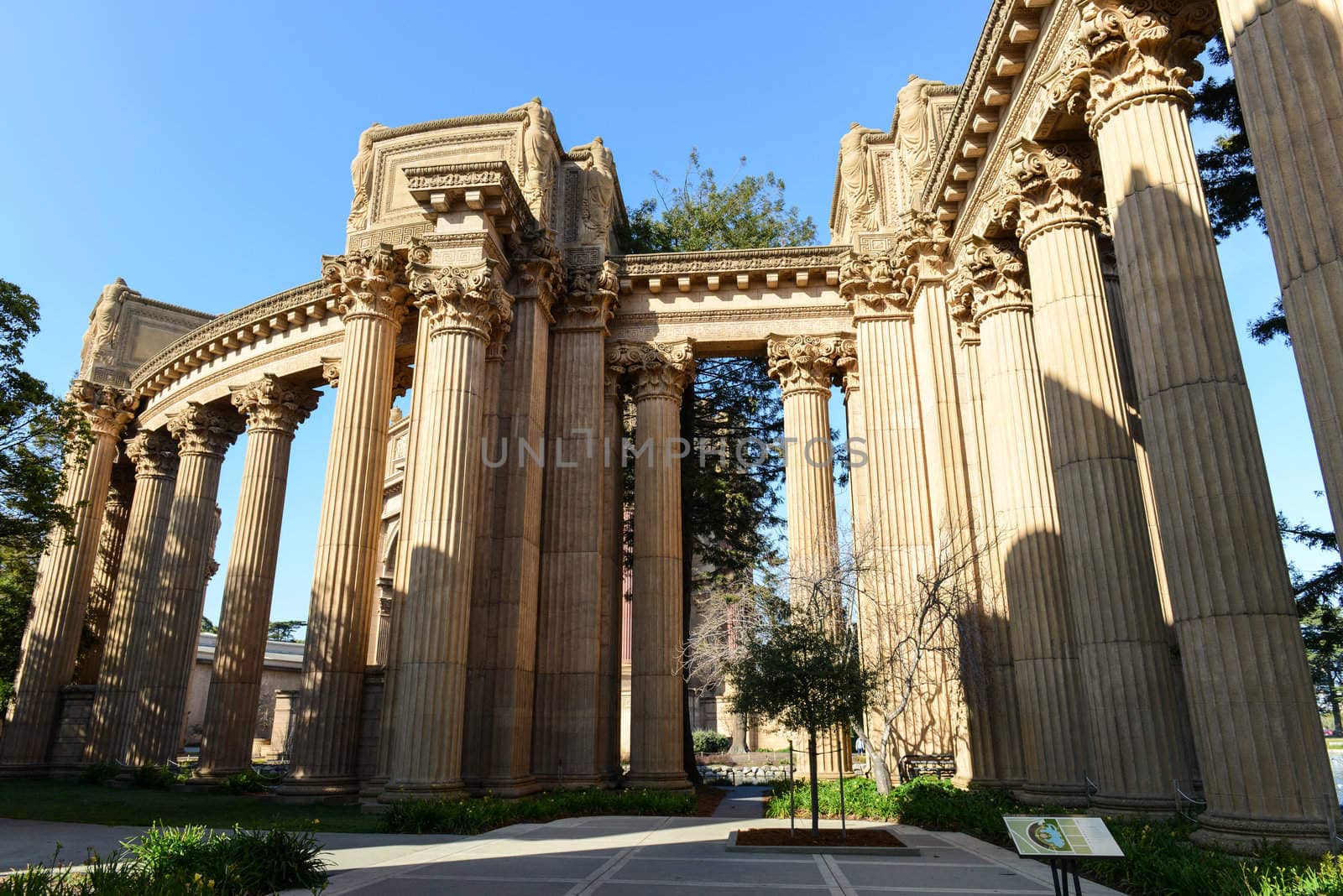 Palace of Fine Arts in San Francisco California