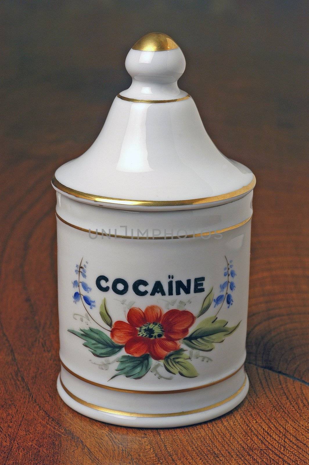 pharmaceutical pot of cocaine