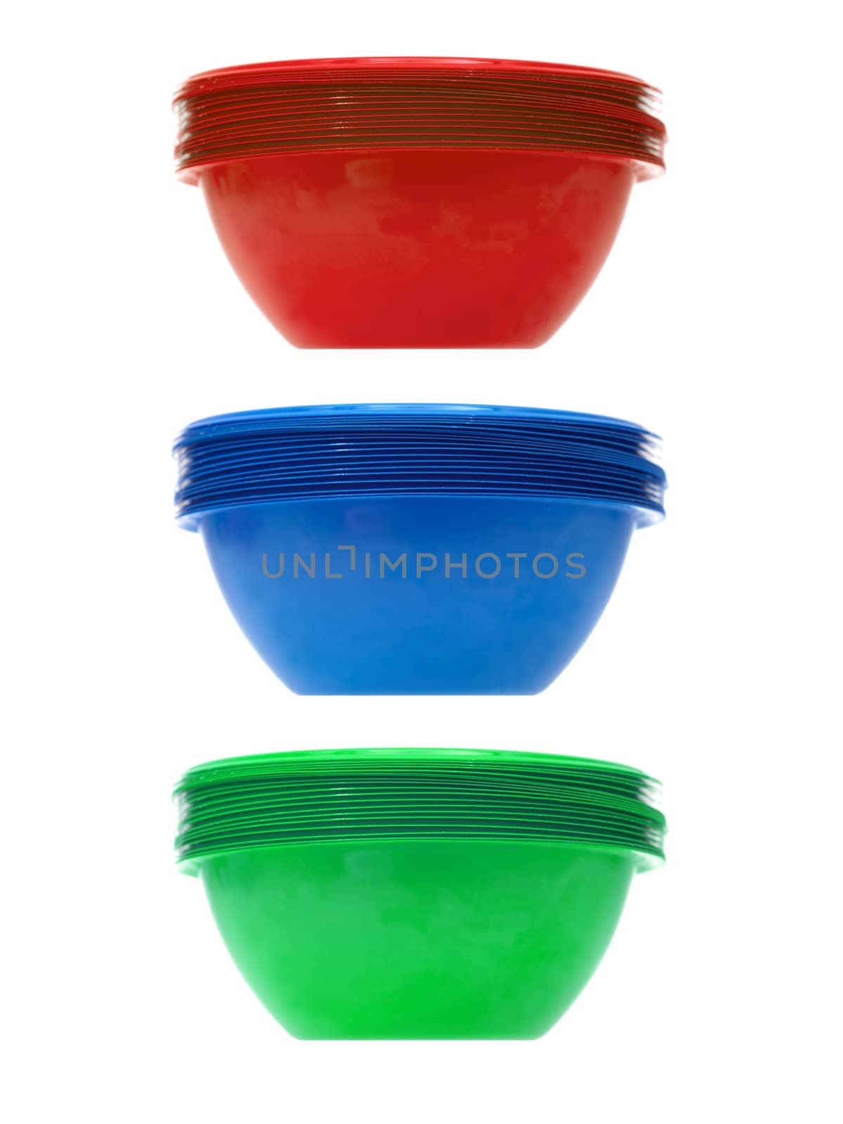 A disposable bowl isolated against a white background