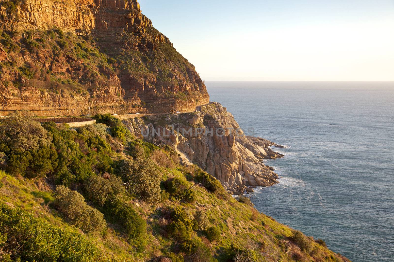 Scenic Chapman's Peak Drive, Cape Town, South Africa.