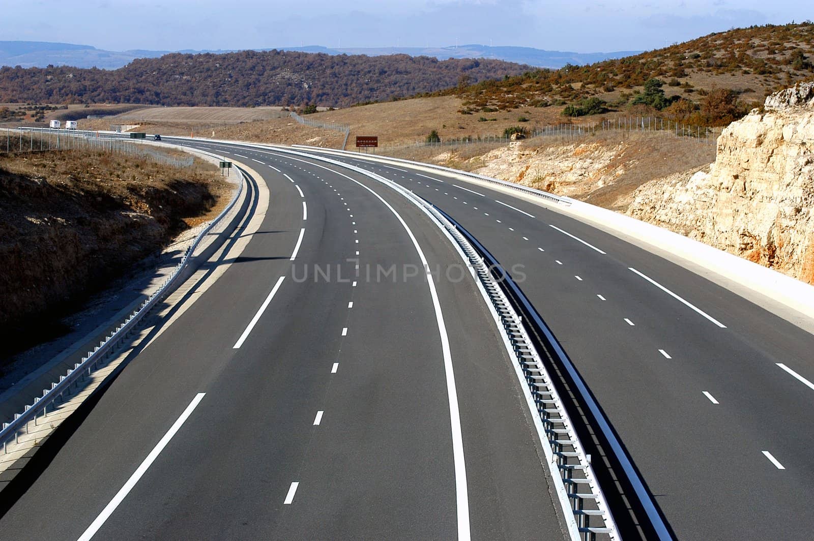 motorway landscape