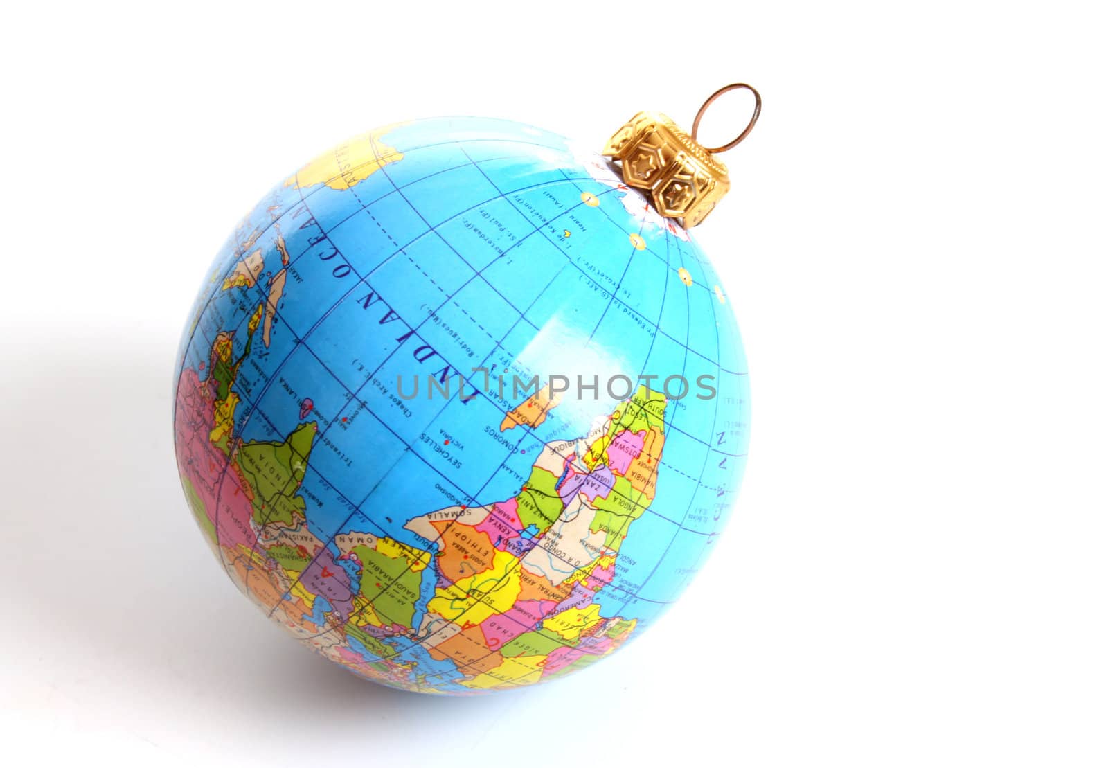 planet earth as a bauble