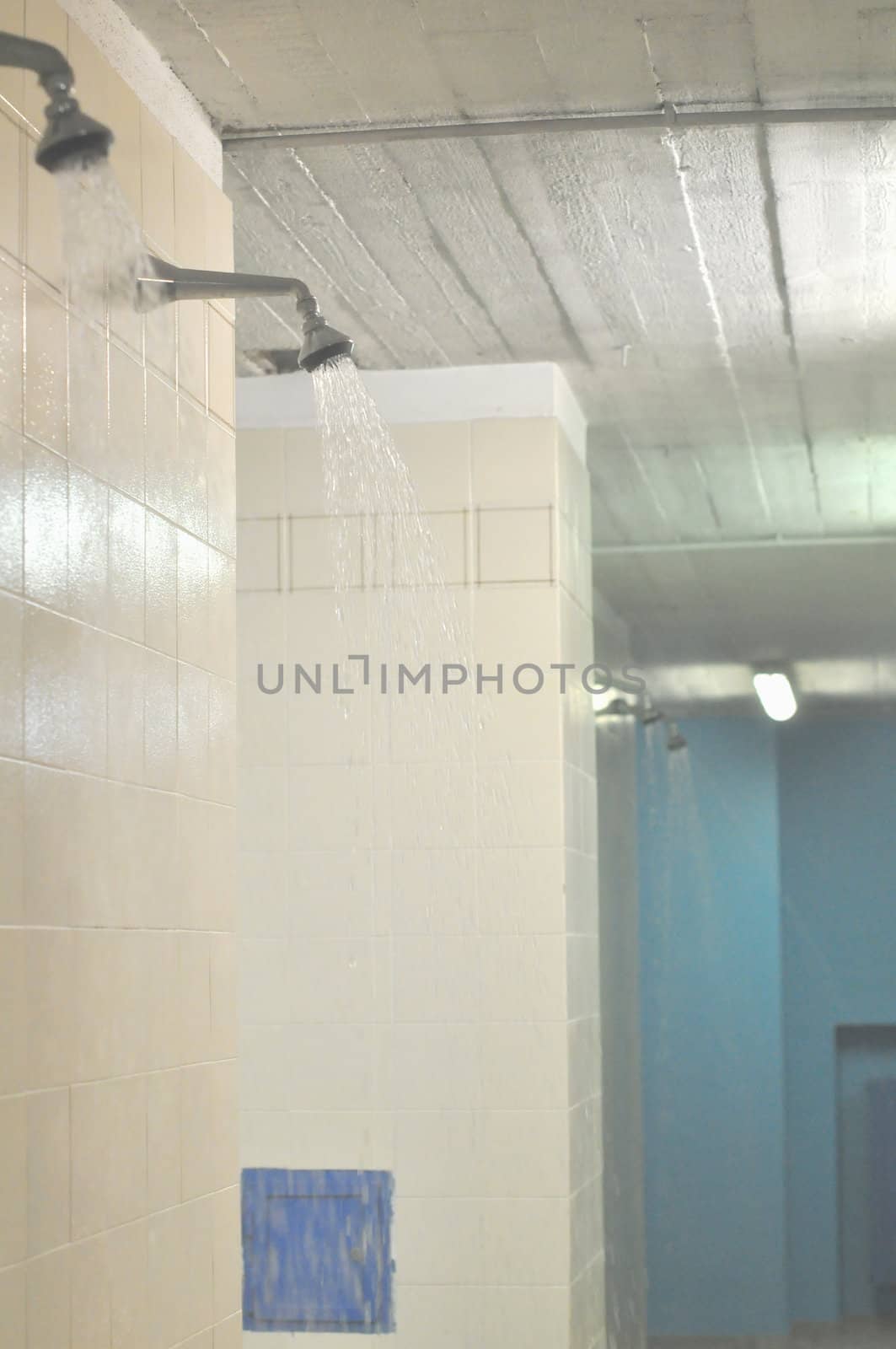 Detail of a shower in a bathroom