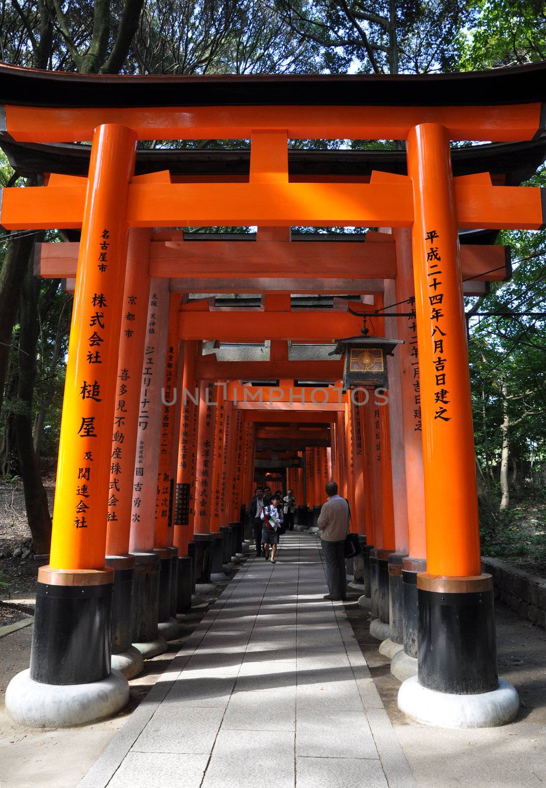 Fushimi Inari Taisha Shrine in Kyoto, Japan