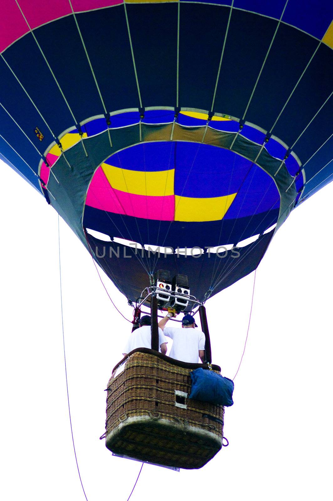 Hot air balloon with flyer