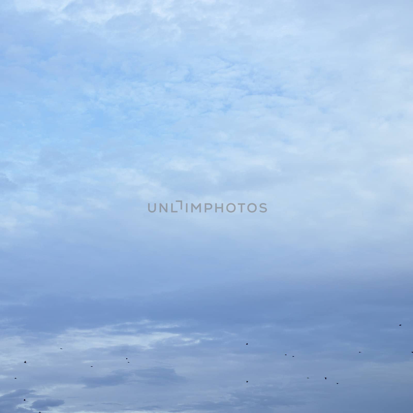 Blue sky with clouds