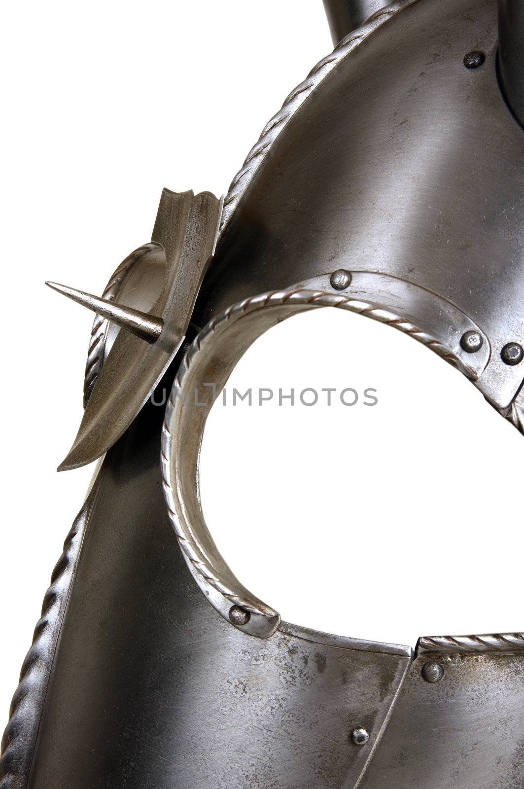 Armour for a head of a horse of the medieval knight.