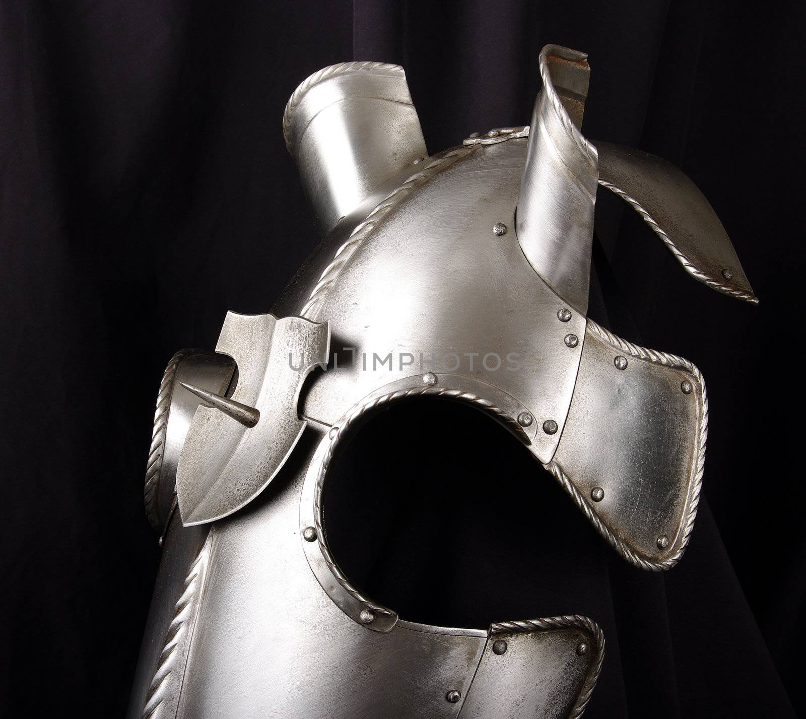 Armour for a head of a horse of the medieval knight