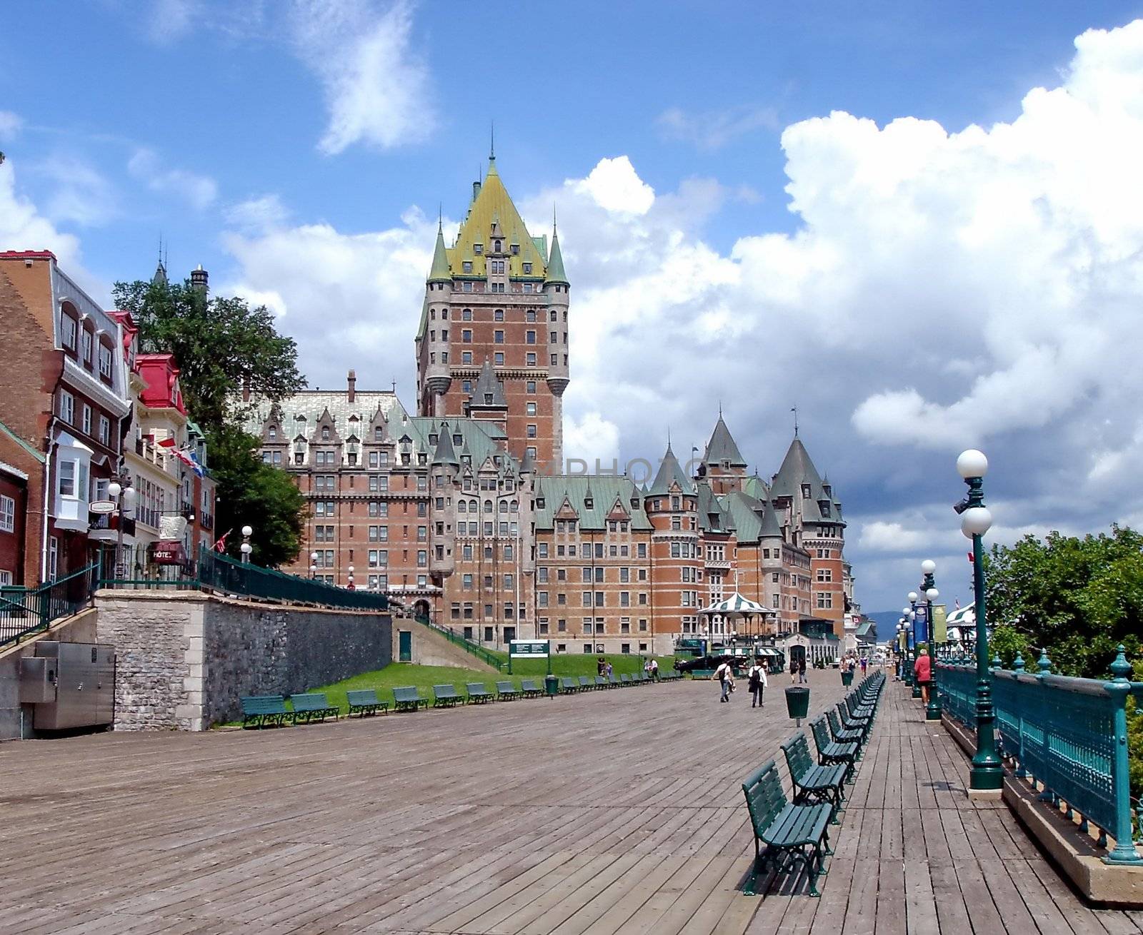 Frontenac Castle, Quebec, Canada. by Elenaphotos21