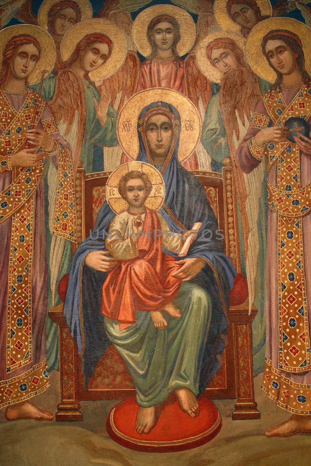Blessed Virgin Mary with baby Jesus